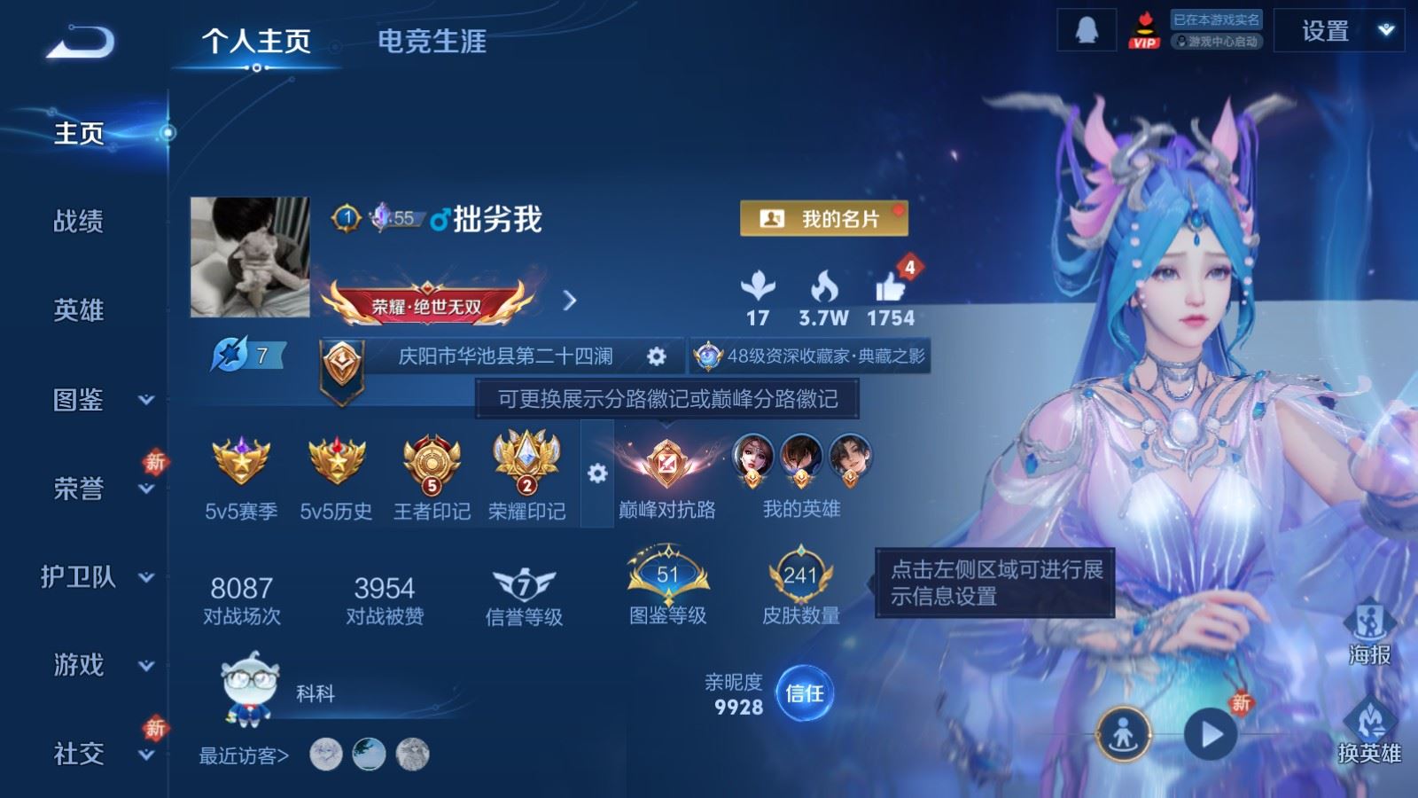 WZCMW4108394王者荣耀账号详情图2