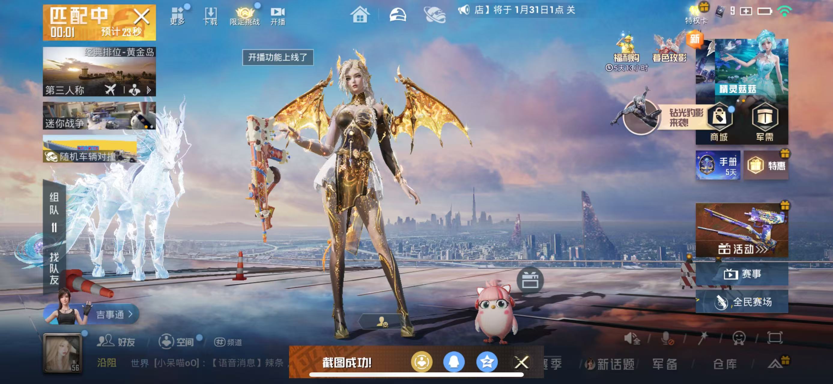 HPSJ452838和平精英账号详情图4