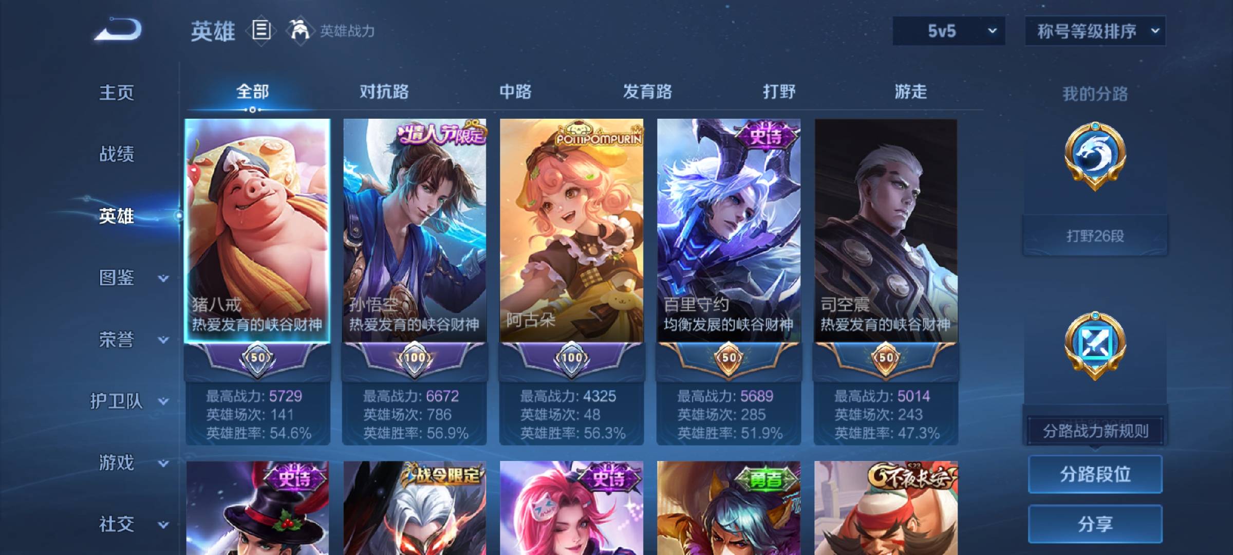 WZCMW4101375王者荣耀账号详情图3