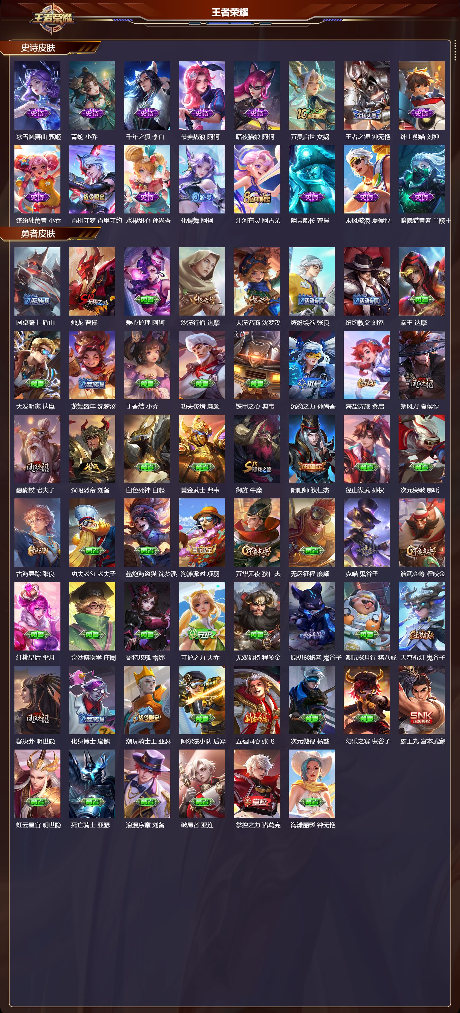 WZQM4103969王者荣耀账号详情图4