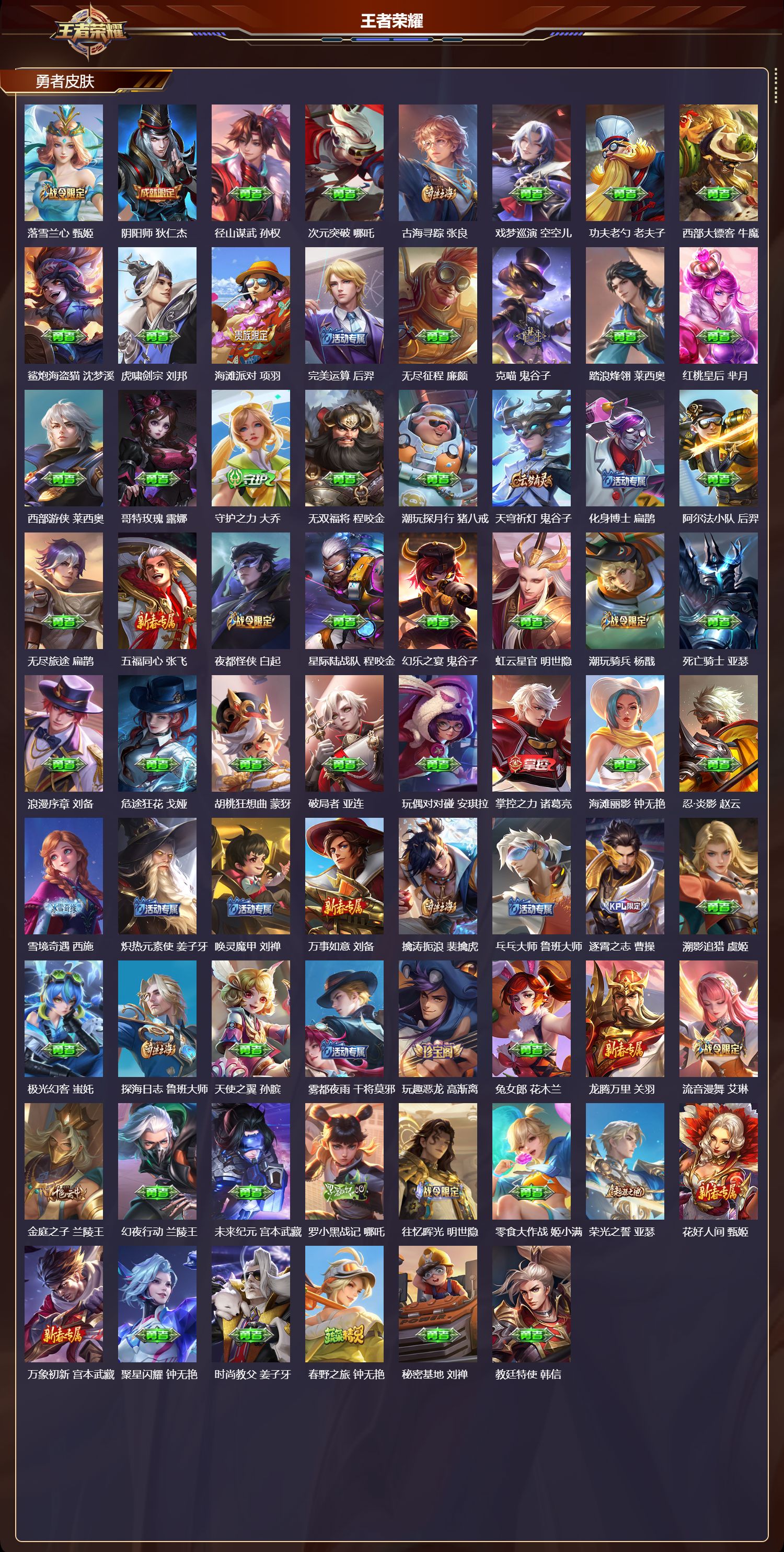 WZCMW4101589王者荣耀账号详情图8