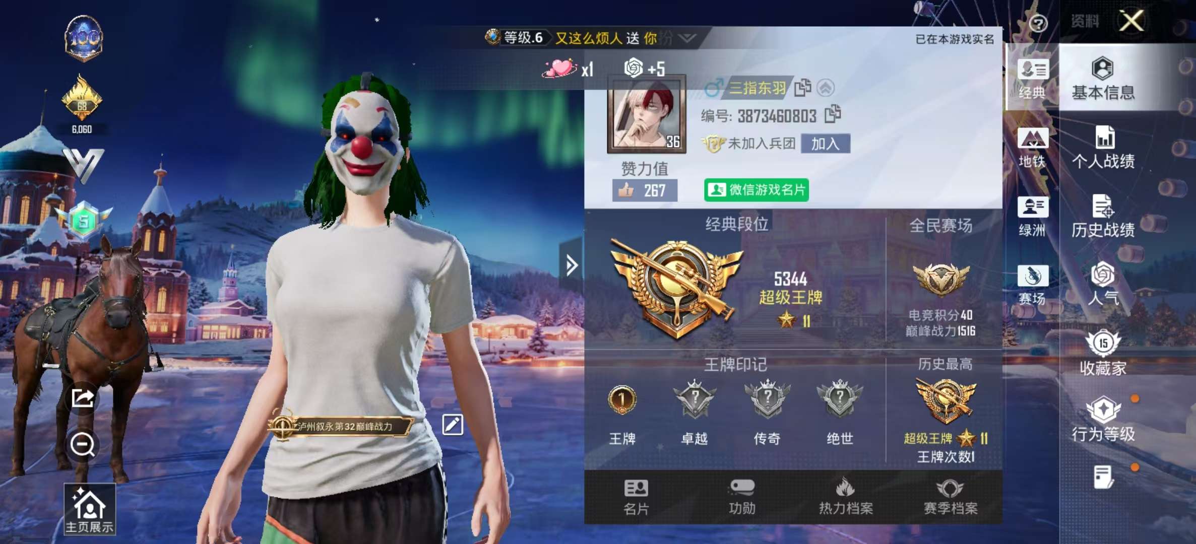 HPSJ452826和平精英账号详情图2