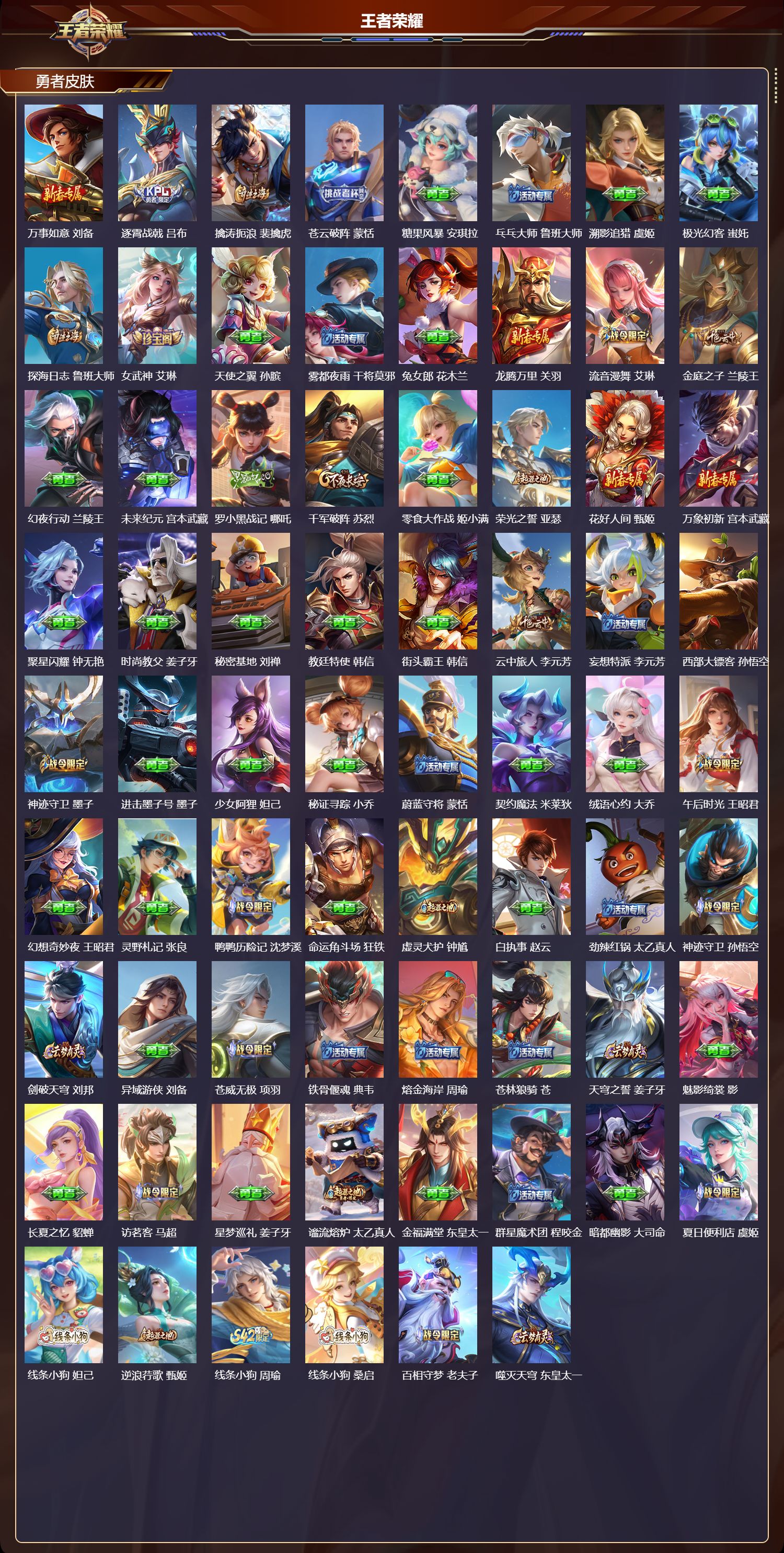 WZCMW4101605王者荣耀账号详情图9