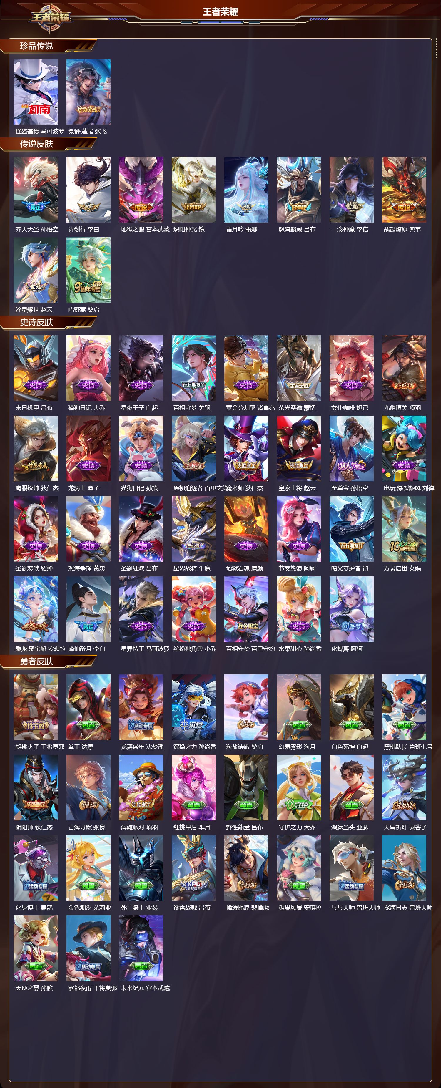 WZCMW4101365王者荣耀账号详情图8