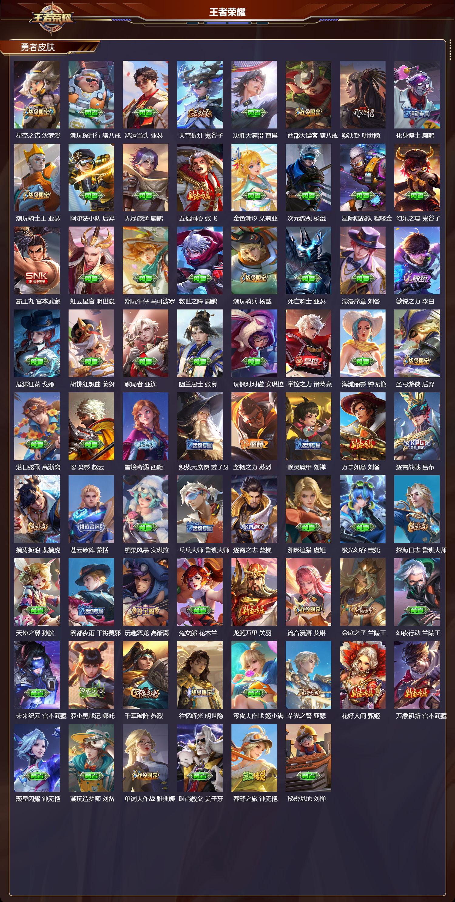 WZCMW4101499王者荣耀账号详情图10