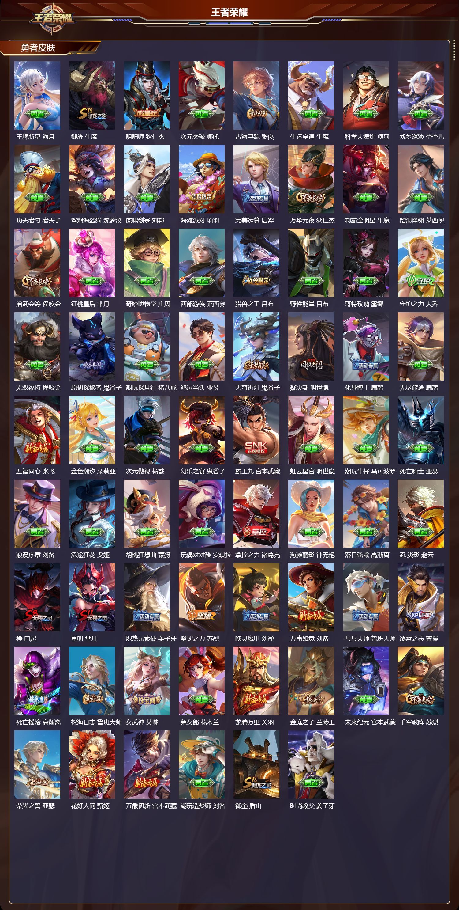 WZQM4103975王者荣耀账号详情图5 WZQM4103975王者荣耀账号详情图5