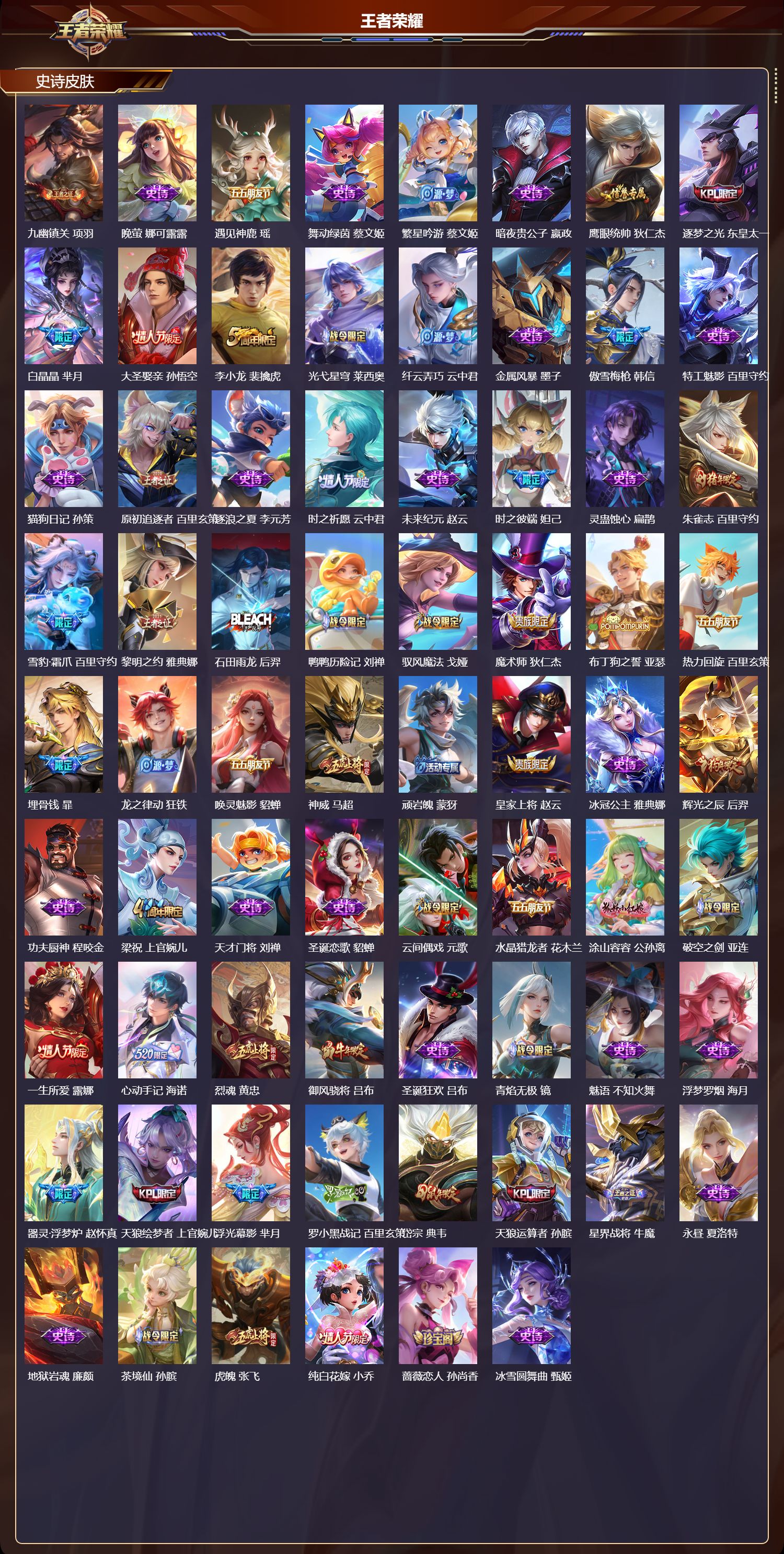 WZMK4151393王者荣耀账号详情图4