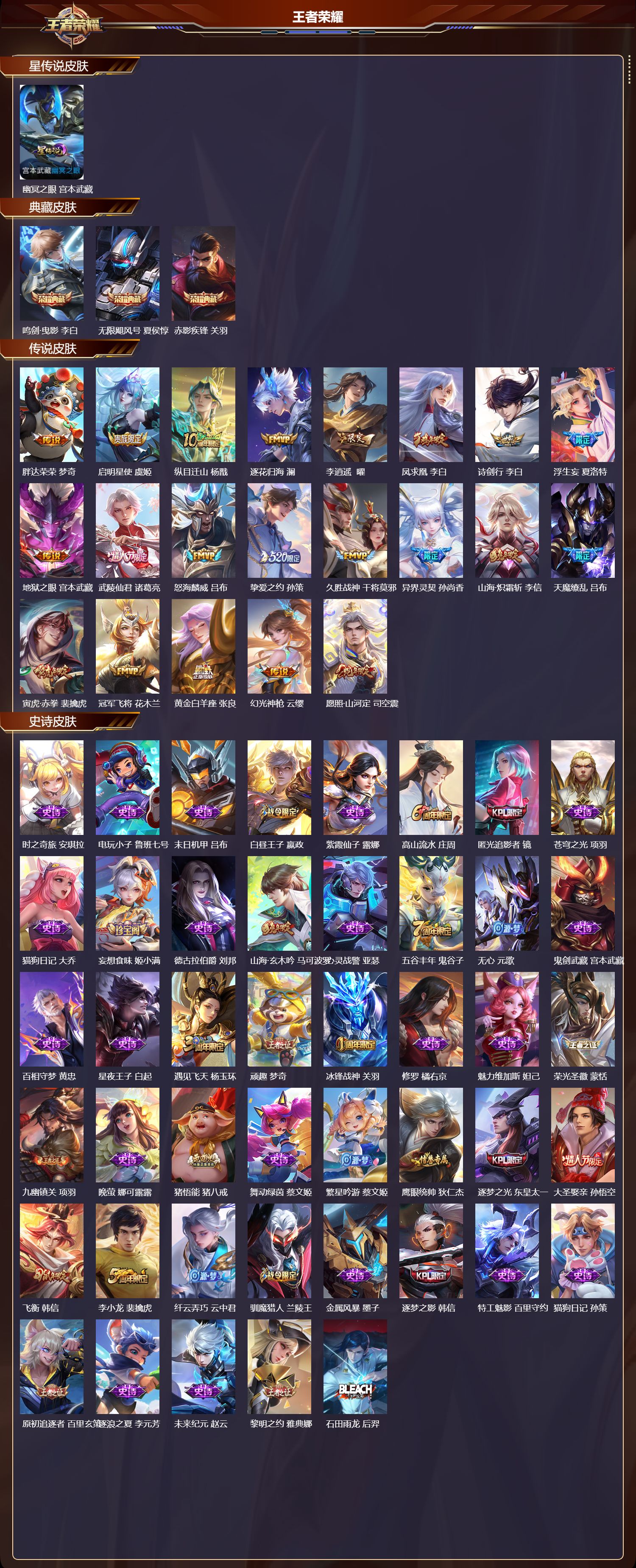 WZQM4103973王者荣耀账号详情图3