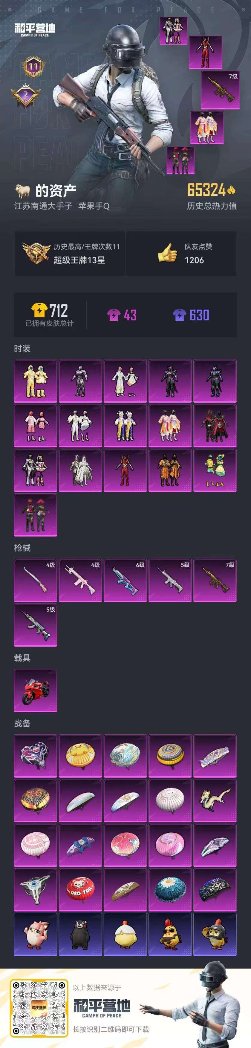 HPCMW452910和平精英账号详情图3