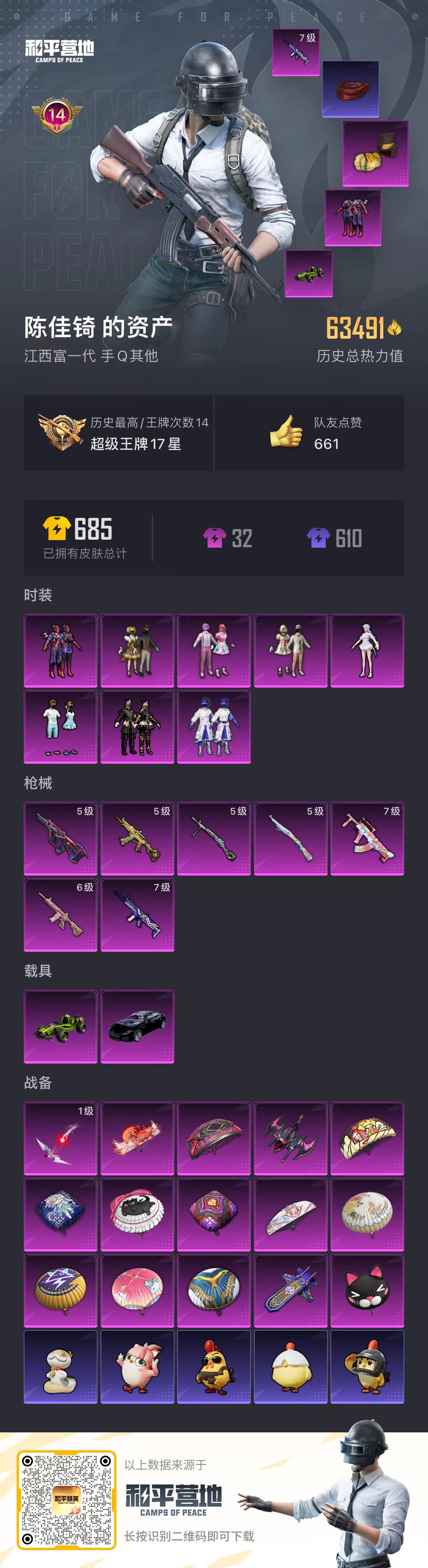 HPSJ453003和平精英账号详情图4