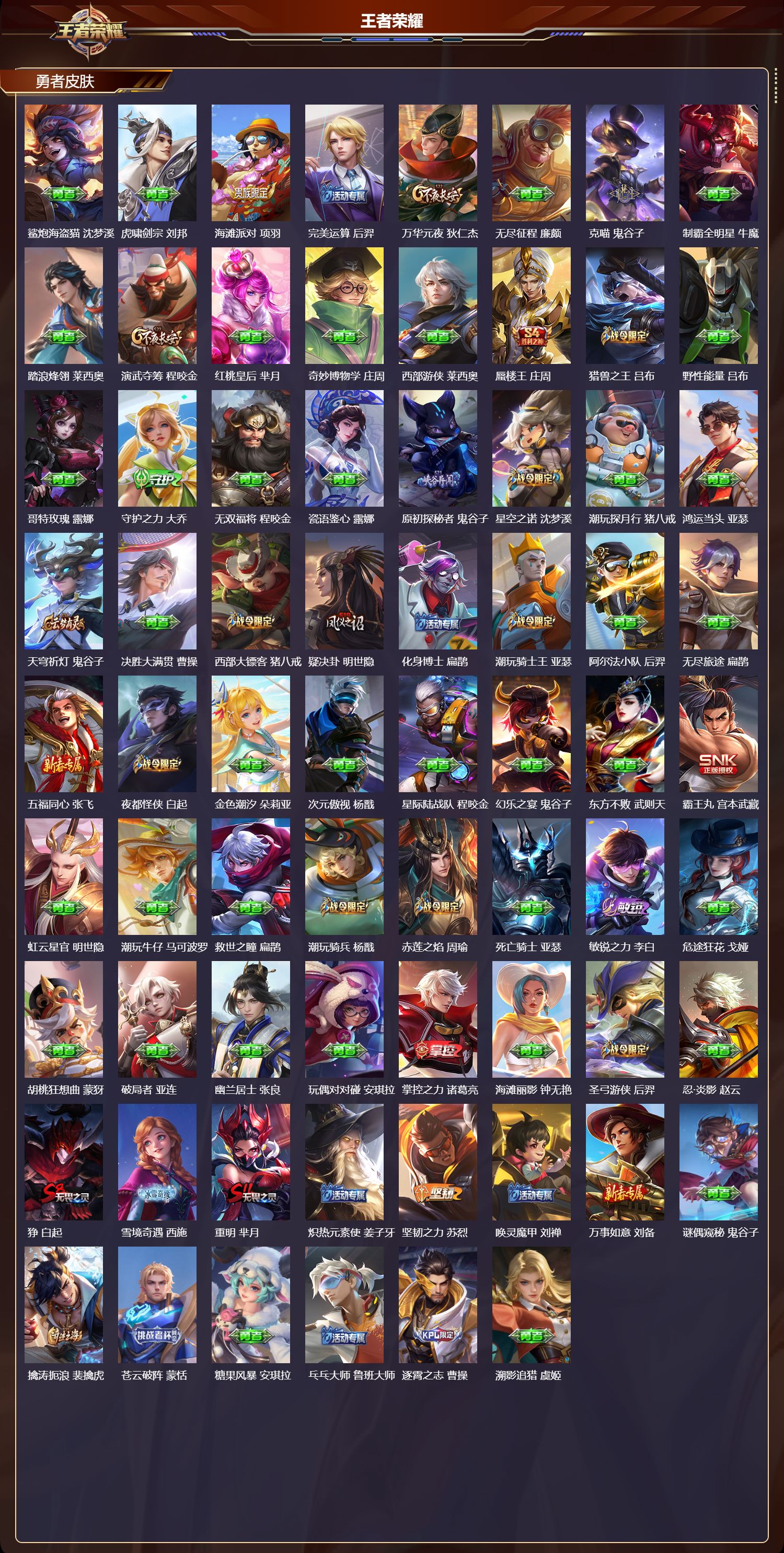 WZCMW4101380王者荣耀账号详情图11