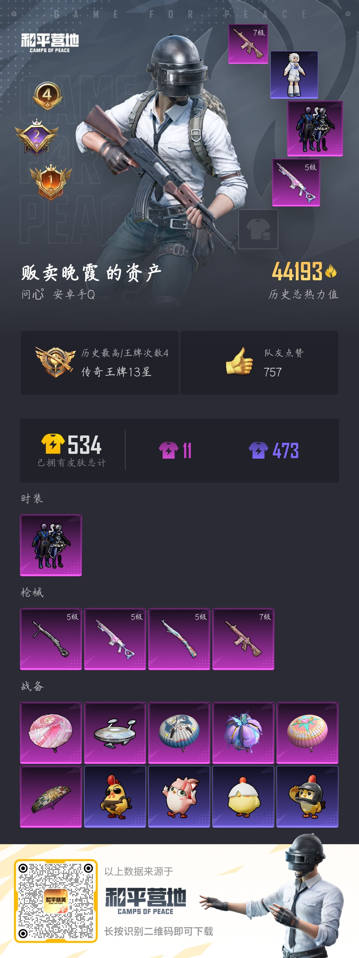 HPCMW454565和平精英账号详情图2