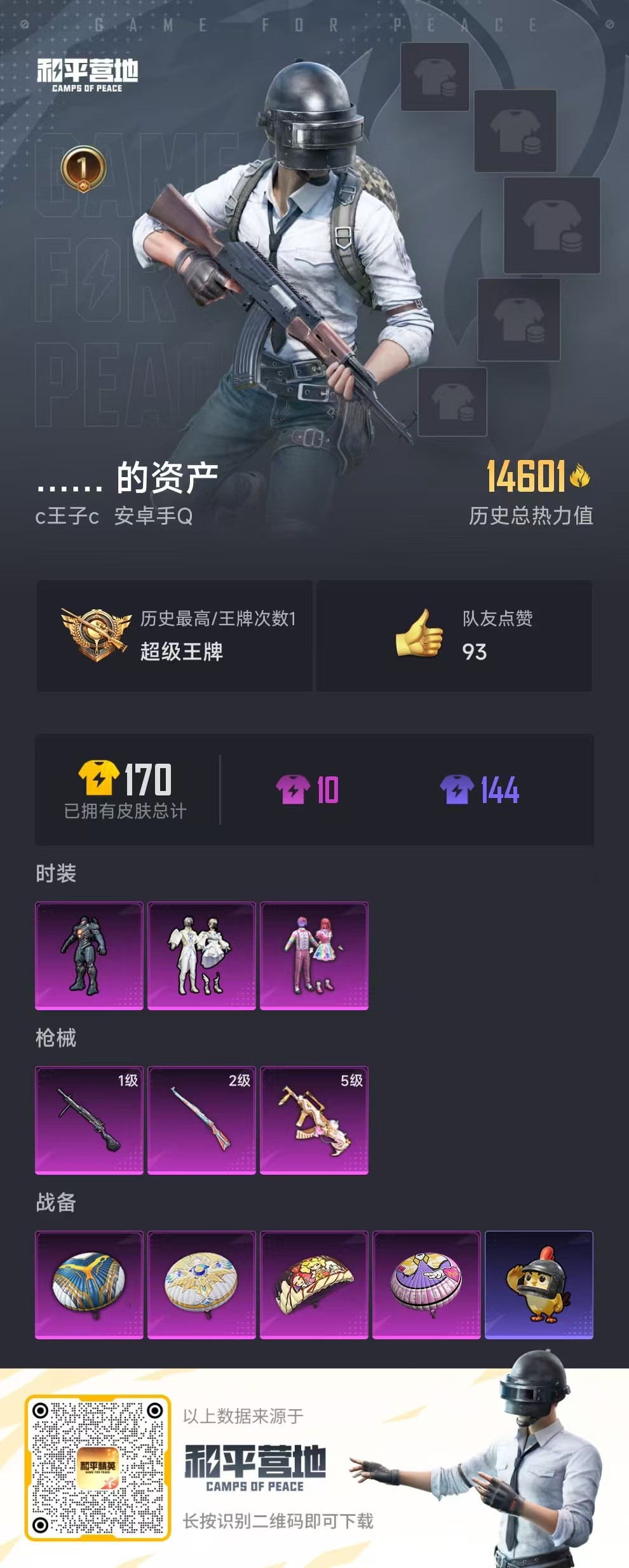 HPSJ412335和平精英账号详情图3 HPSJ412335和平精英账号详情图3