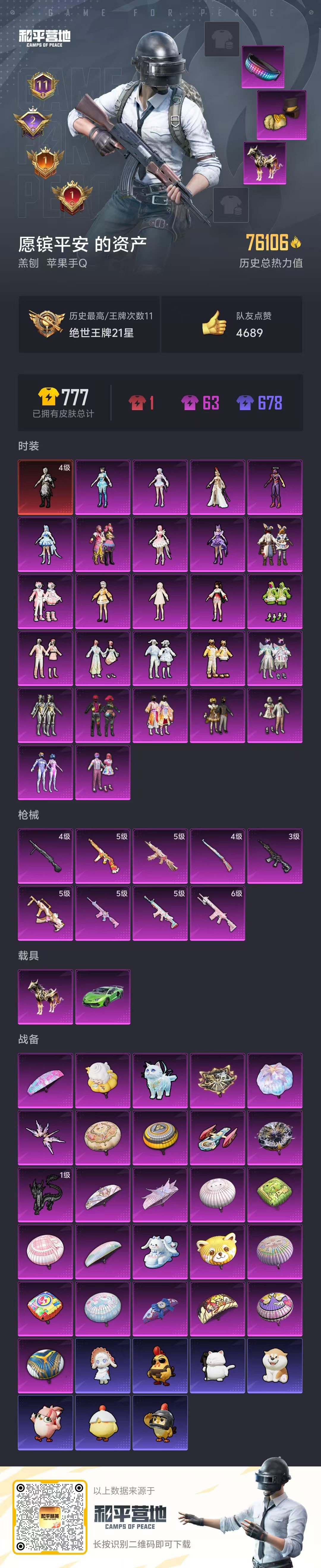 HPCMW412336和平精英账号详情图3 HPCMW412336和平精英账号详情图3