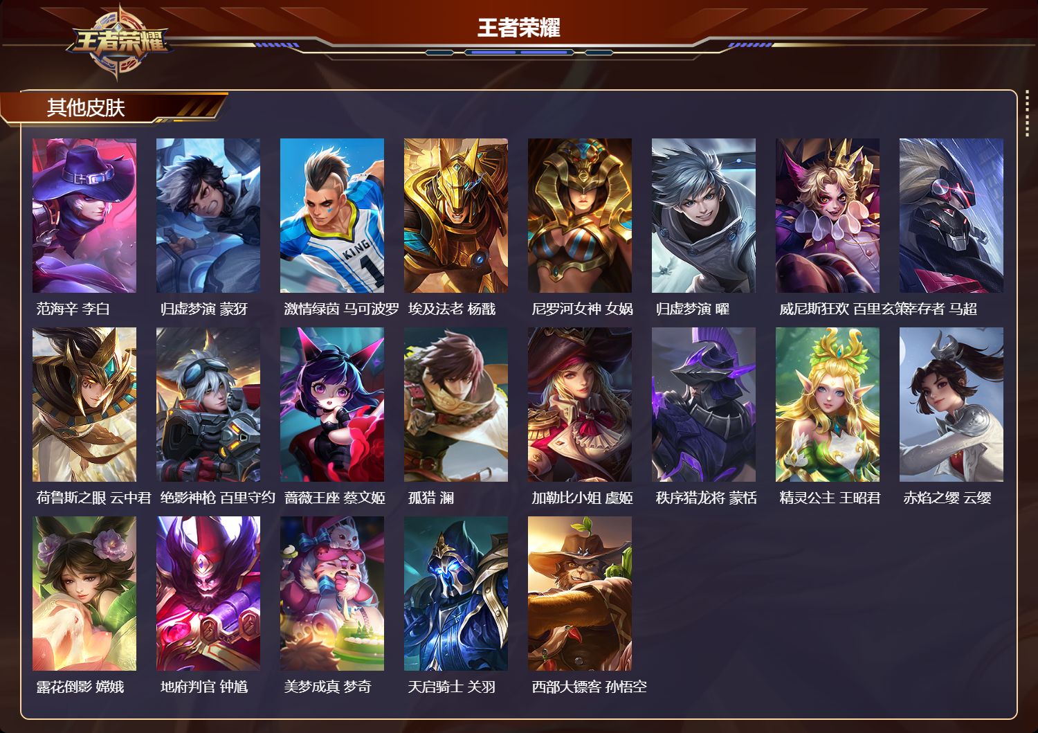 WZCMW416504王者荣耀账号详情图8