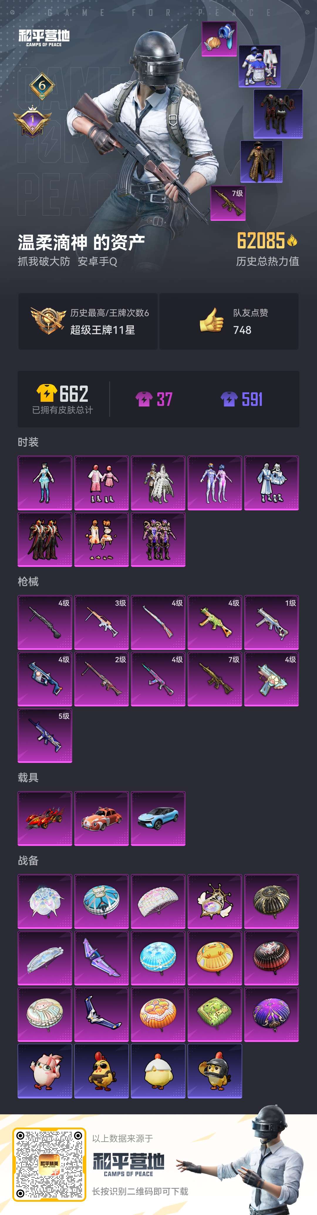 HPCMW416410和平精英账号详情图2 HPCMW416410和平精英账号详情图2