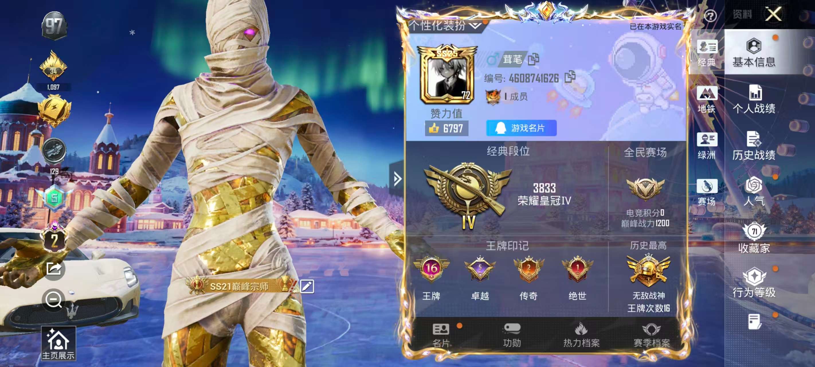 HPCMW4102160和平精英账号详情图2