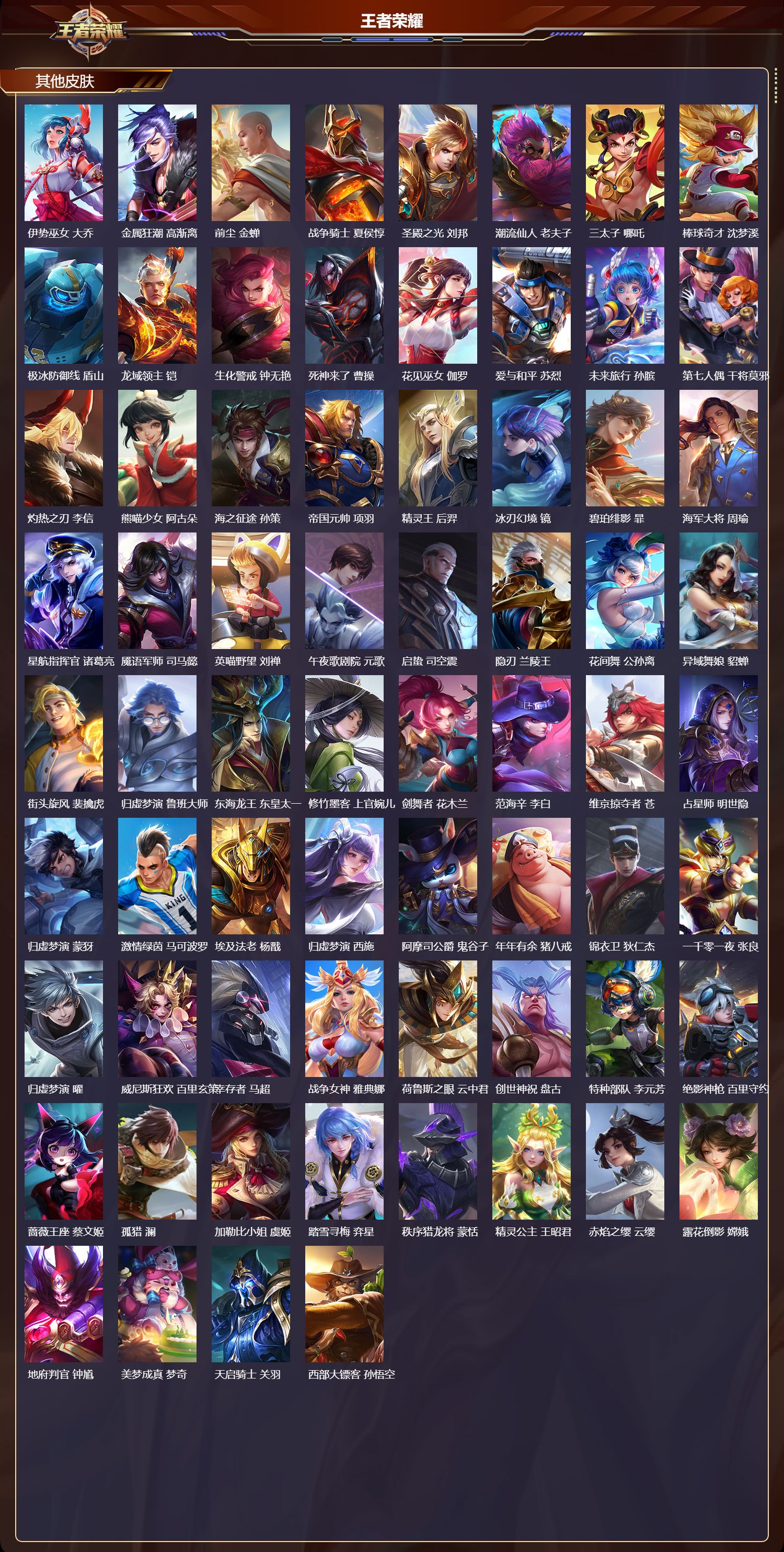 WZMK414319王者荣耀账号详情图5