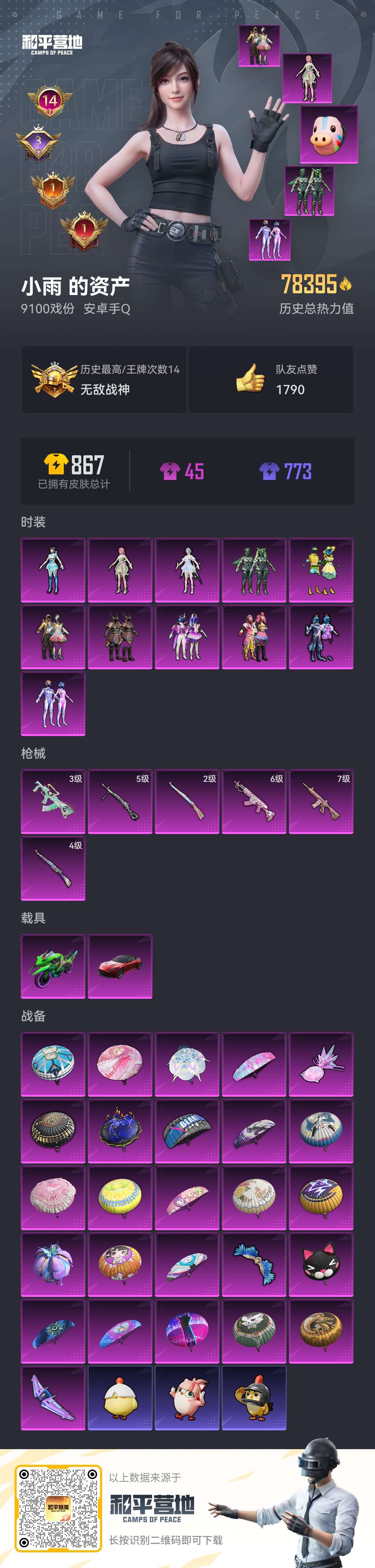 HPCMW416391和平精英账号详情图2