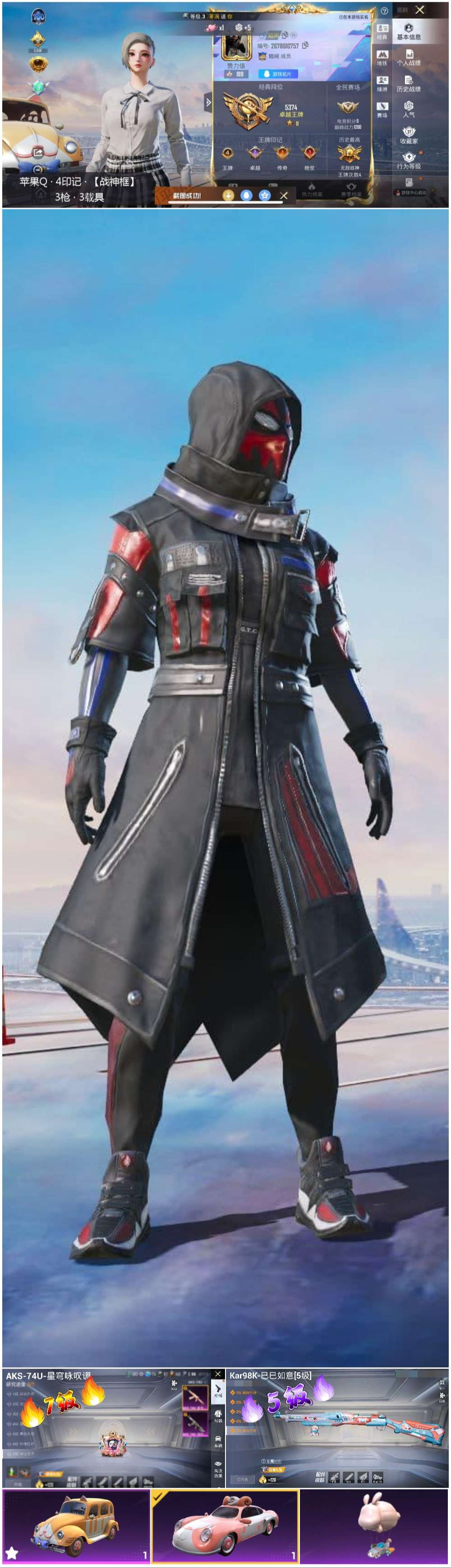 HPSJ410490和平精英账号详情图4