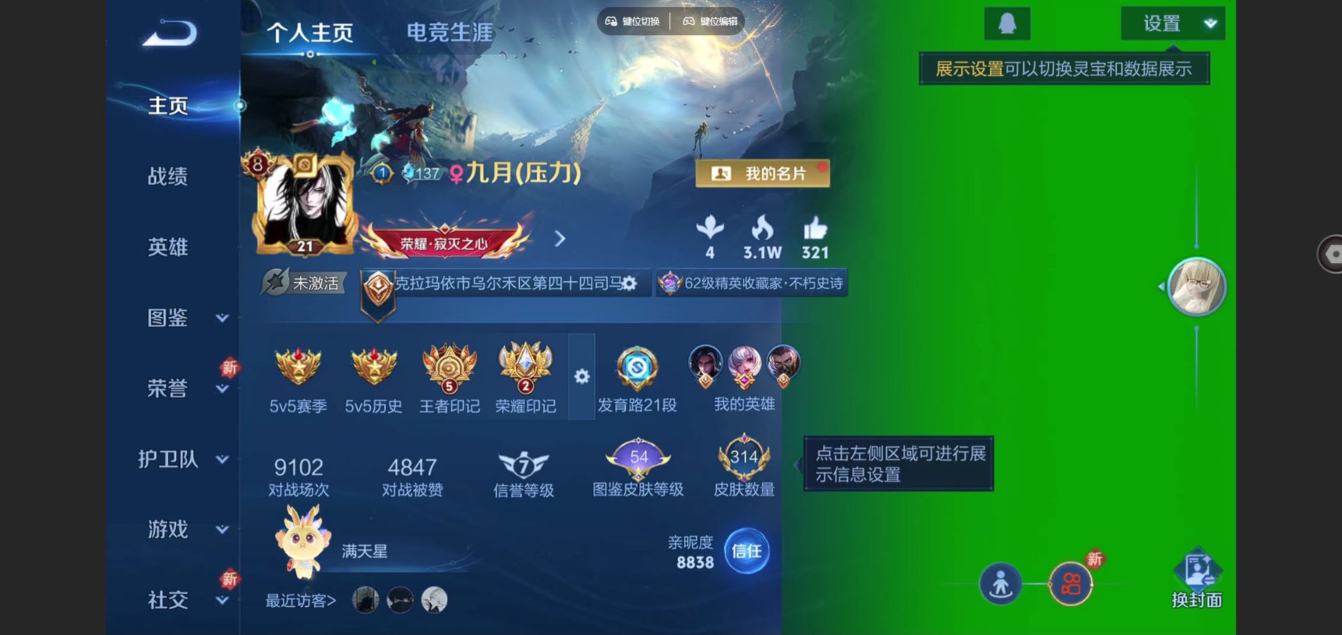 WZCMW428295王者荣耀账号详情图2