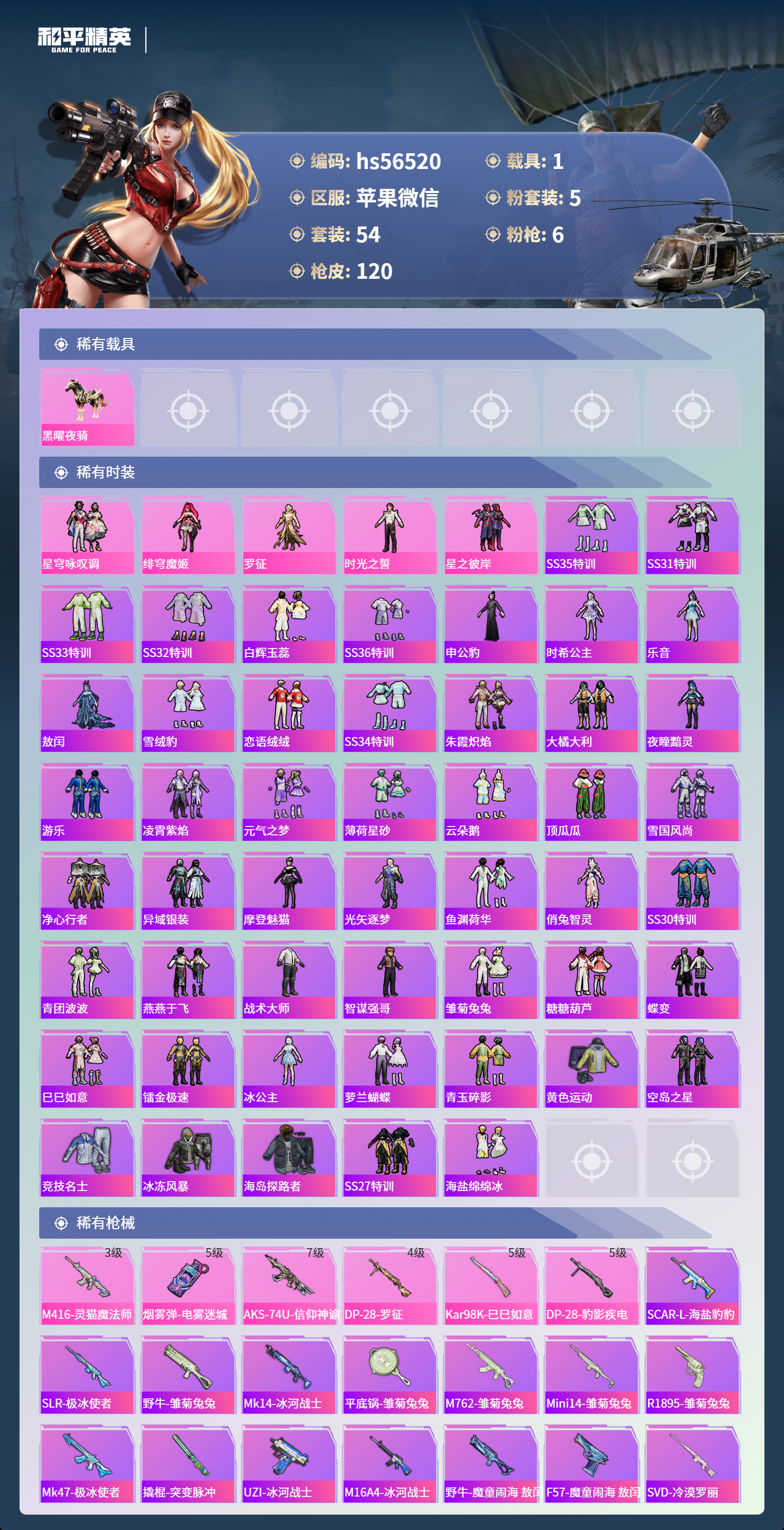 HPSJ46949和平精英账号详情图5