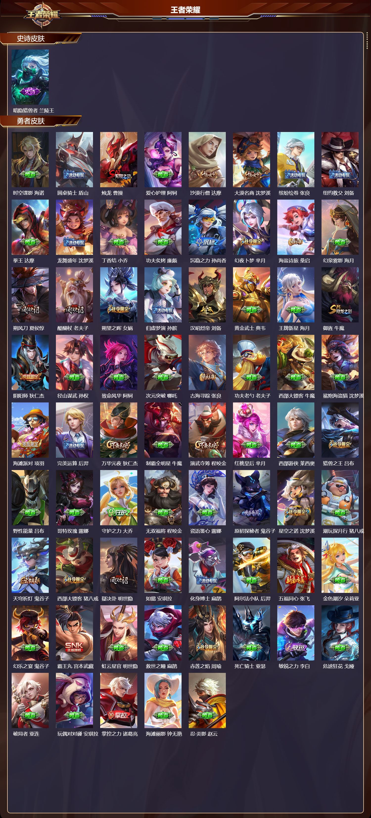 WZQM414596王者荣耀账号详情图5 WZQM414596王者荣耀账号详情图5