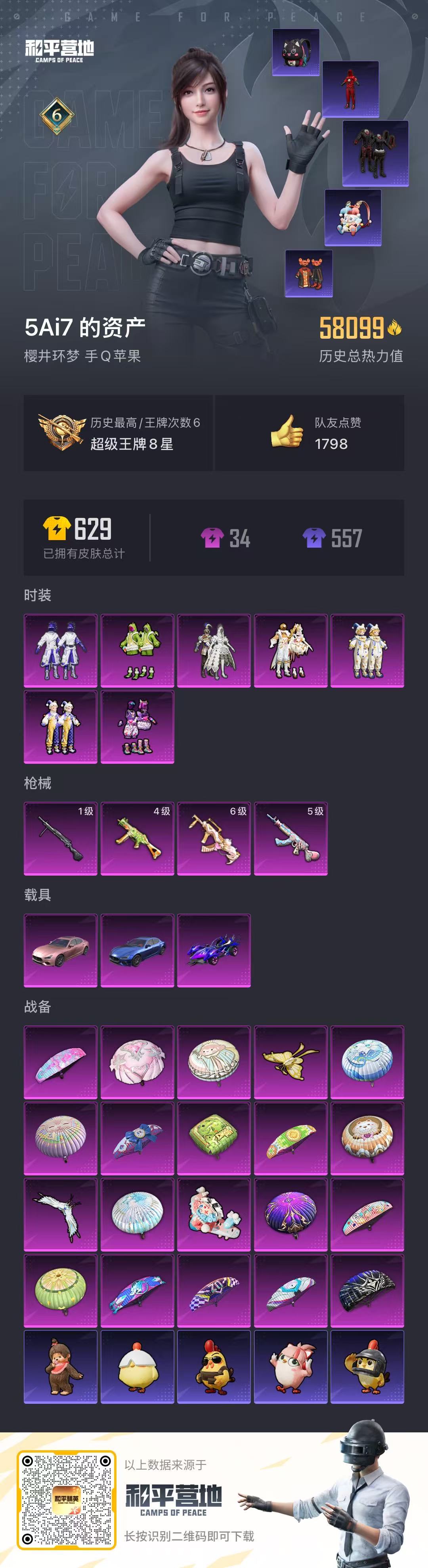 HPCMW47277和平精英账号详情图2