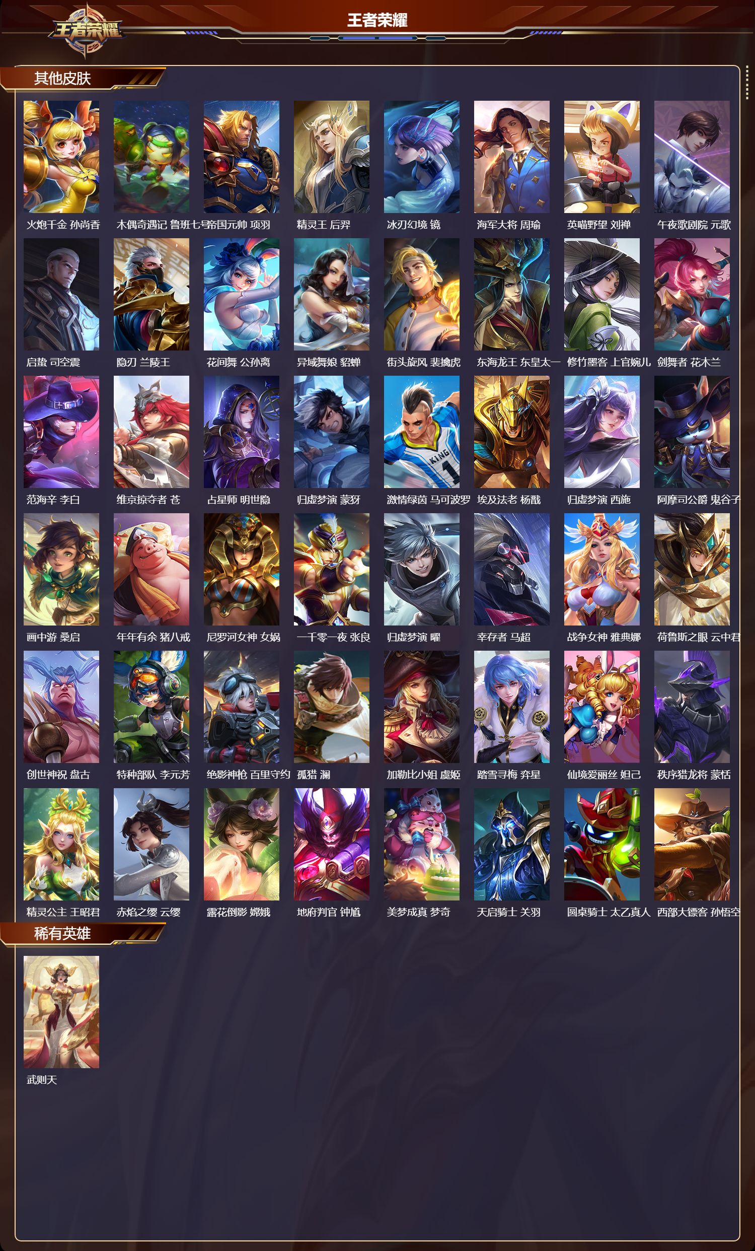 WZQM414597王者荣耀账号详情图6