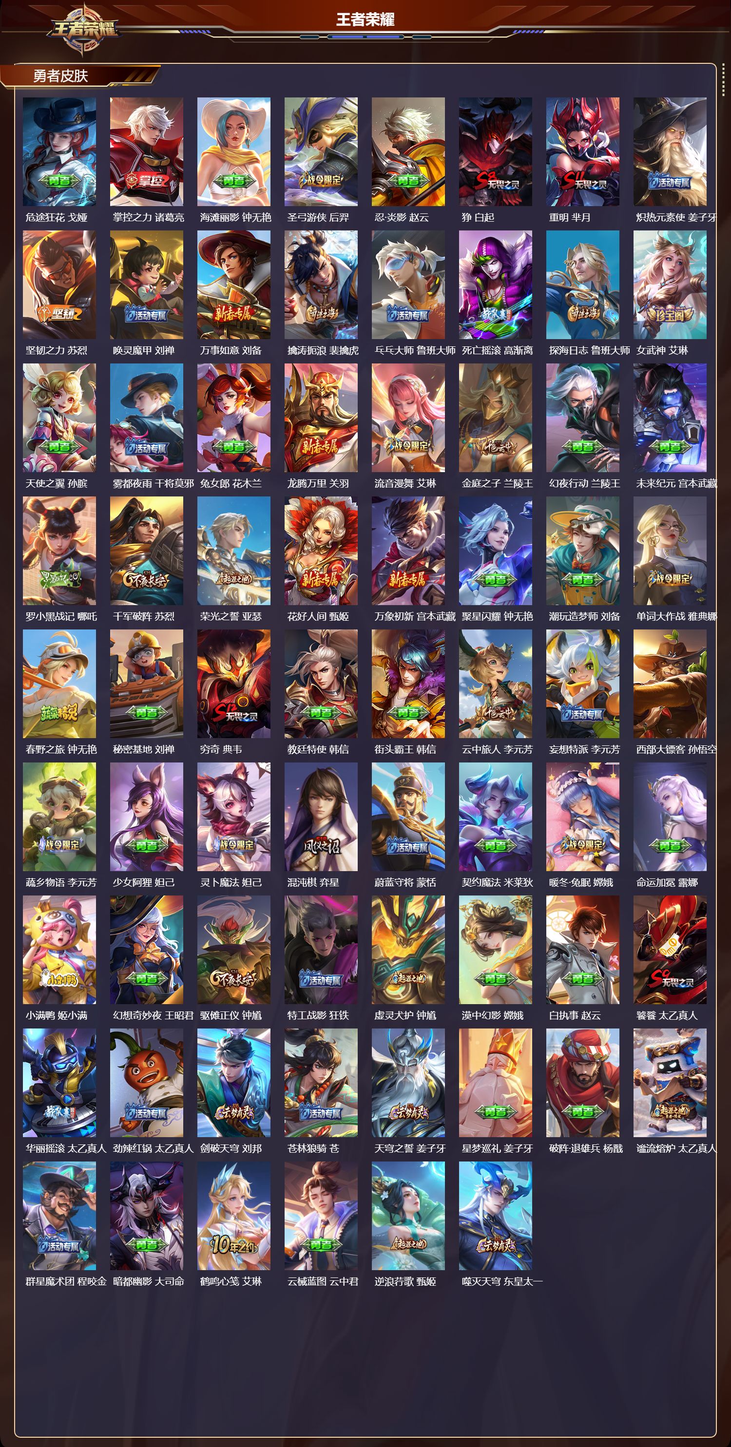 WZMK414310王者荣耀账号详情图5