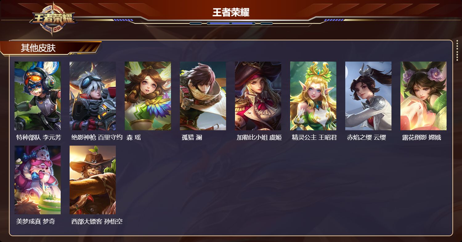 WZCMW416501王者荣耀账号详情图8