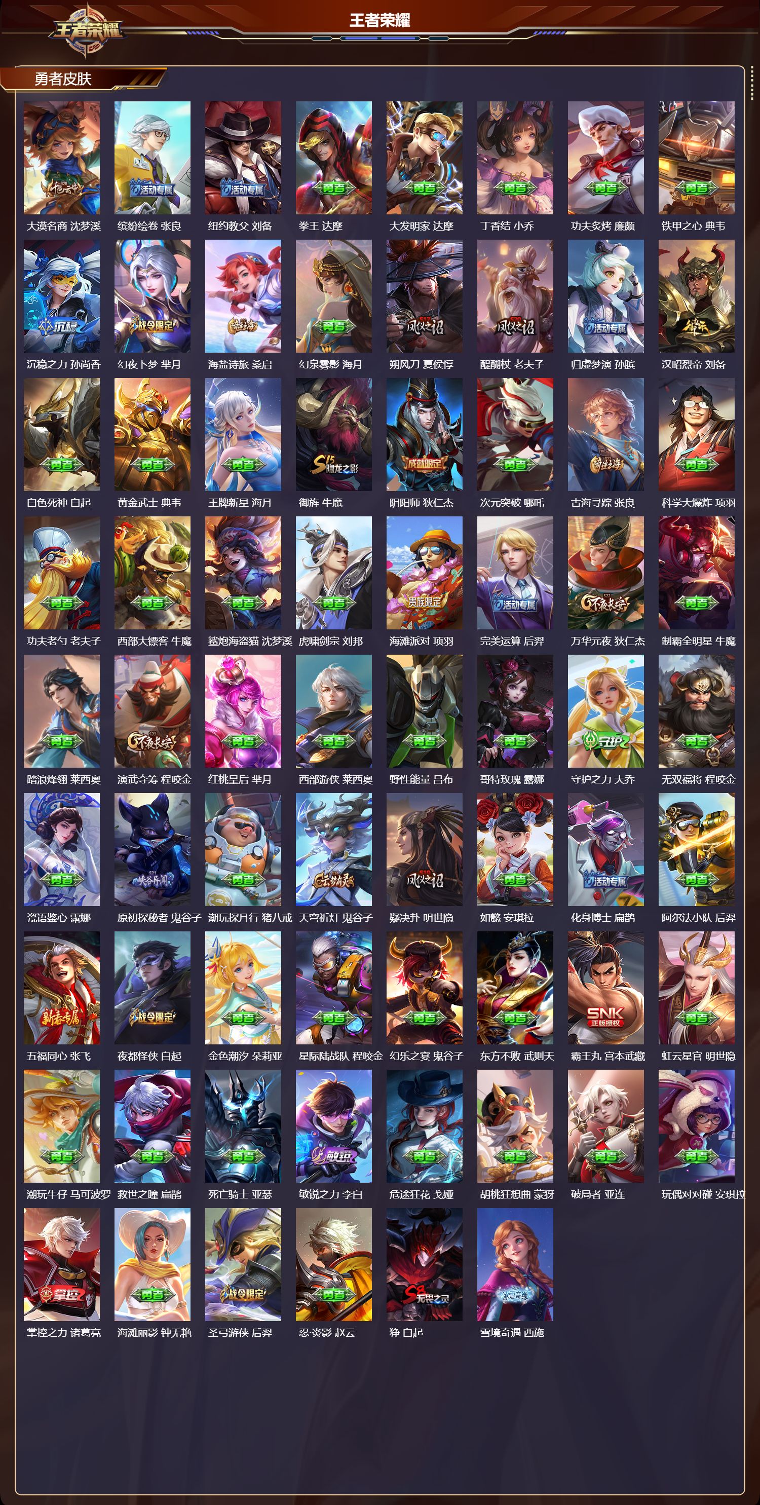 WZQM414573王者荣耀账号详情图5