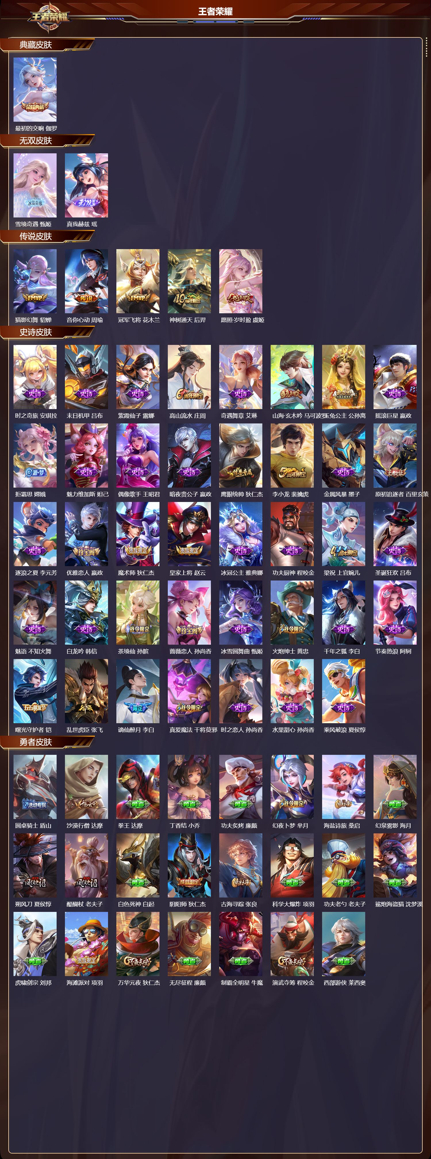 WZCMW416501王者荣耀账号详情图6