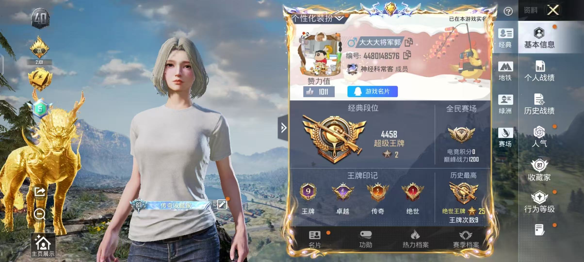 HPSJ413776和平精英账号详情图2