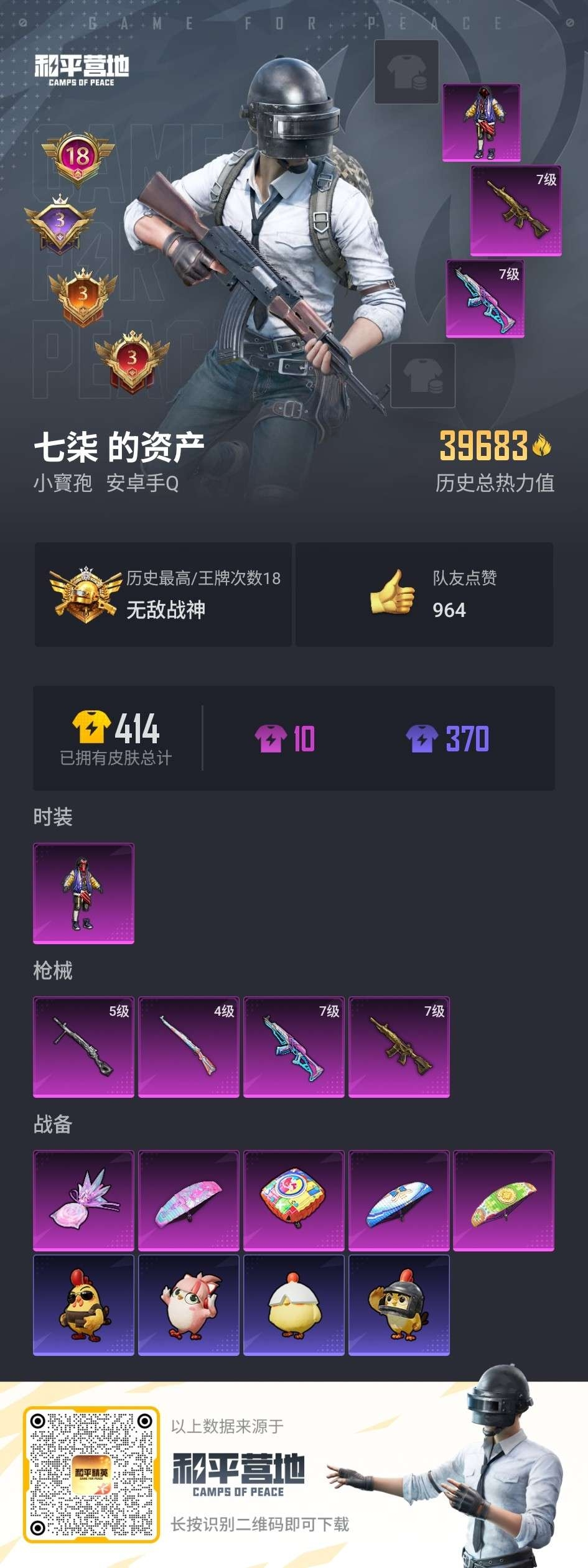 HPSJ413770和平精英账号详情图4