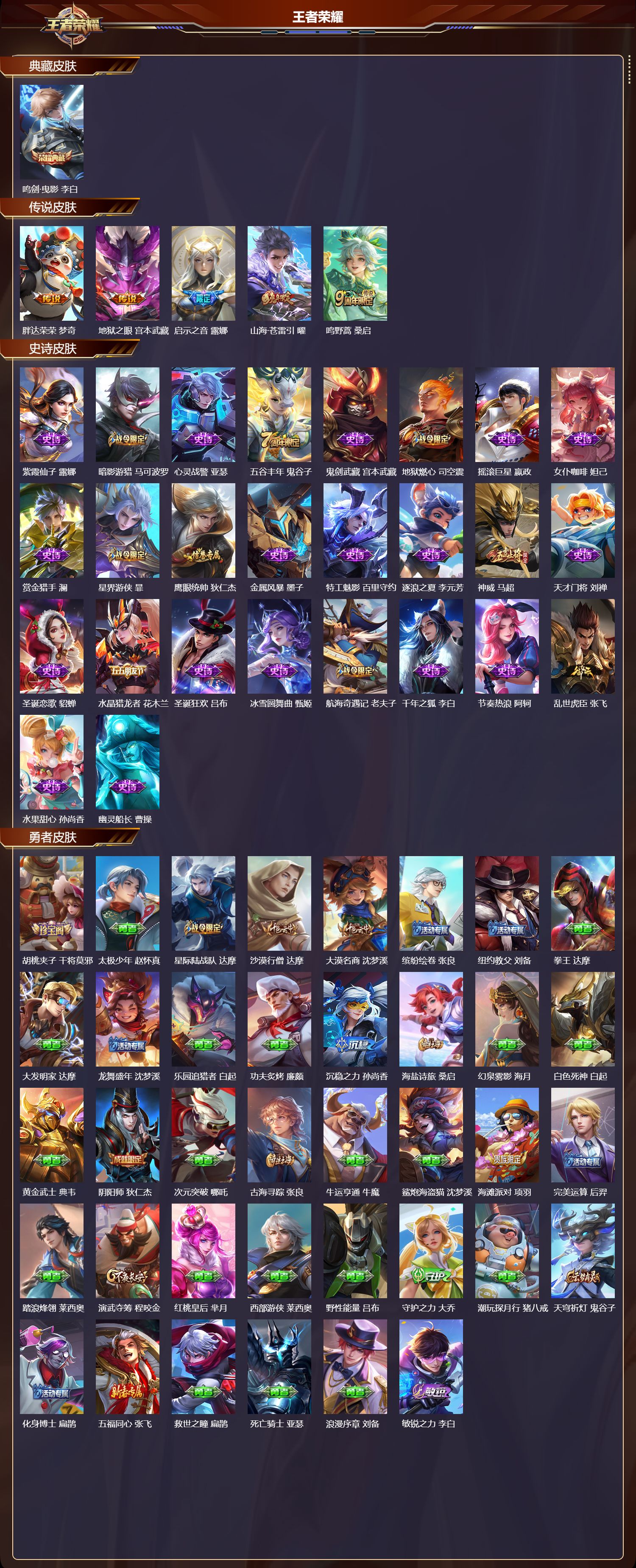 WZCMW416690王者荣耀账号详情图6 WZCMW416690王者荣耀账号详情图6