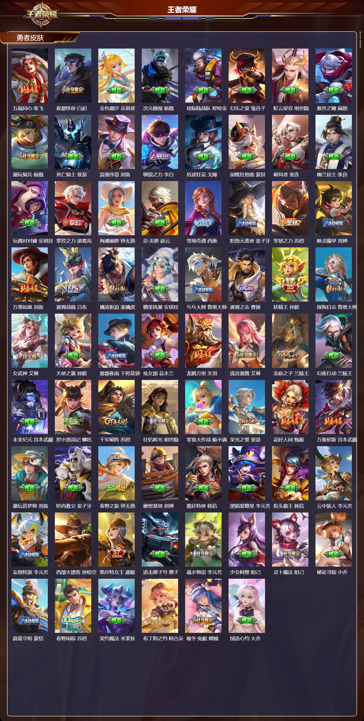 WZCMW416589王者荣耀账号详情图10