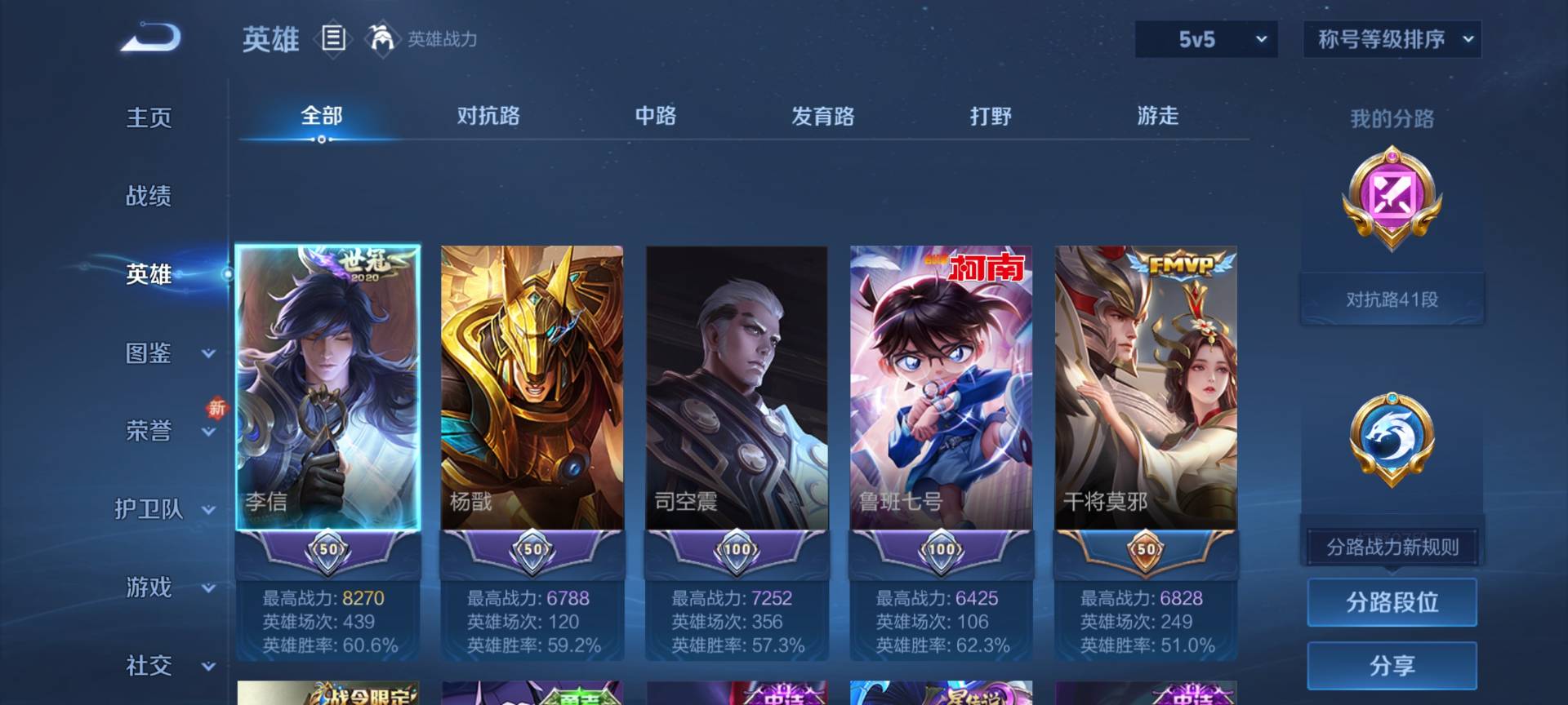 WZCMW416678王者荣耀账号详情图5