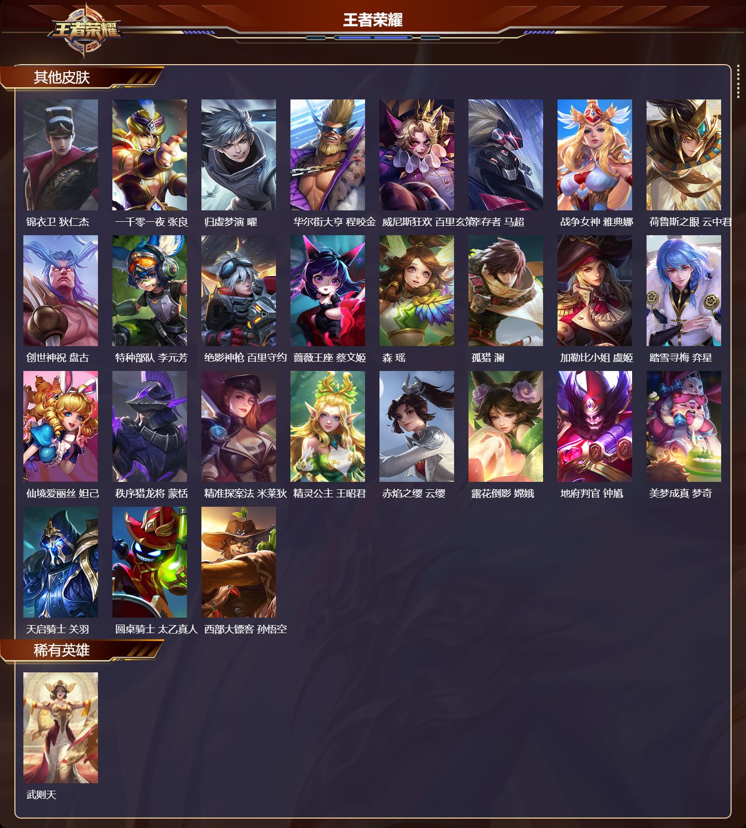 WZMK417718王者荣耀账号详情图6