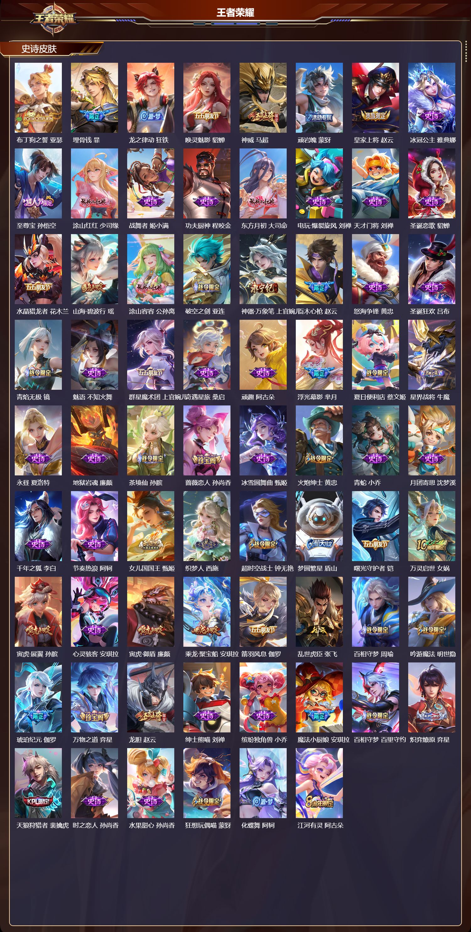 WZCMW416589王者荣耀账号详情图8