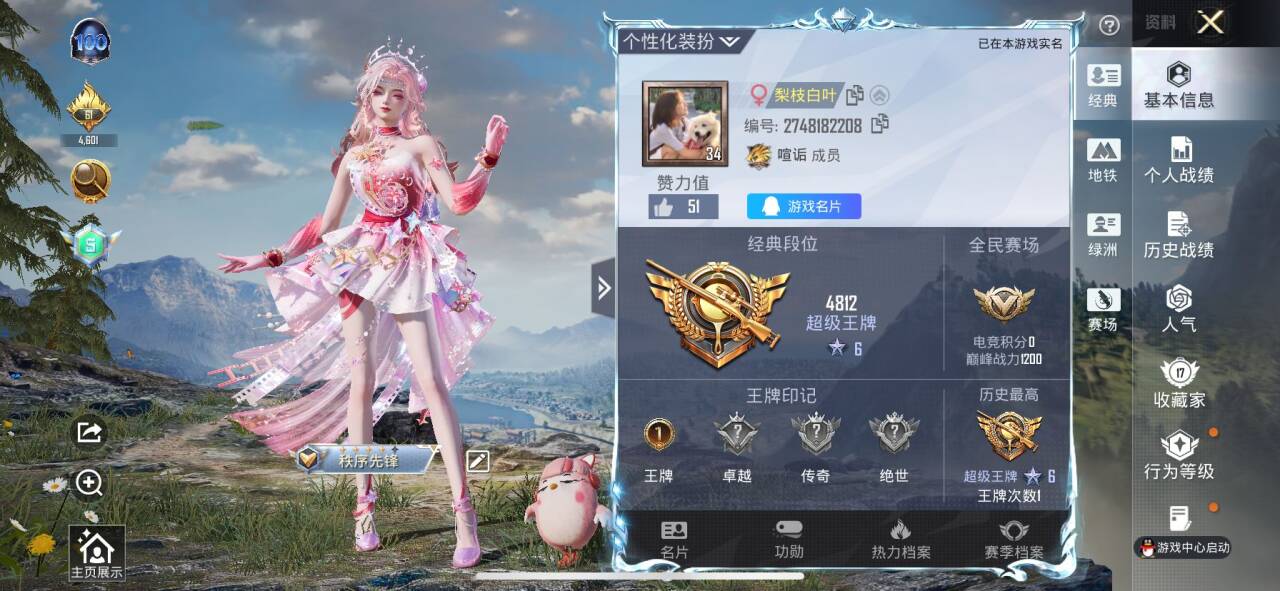 HPCMW410974和平精英账号详情图2