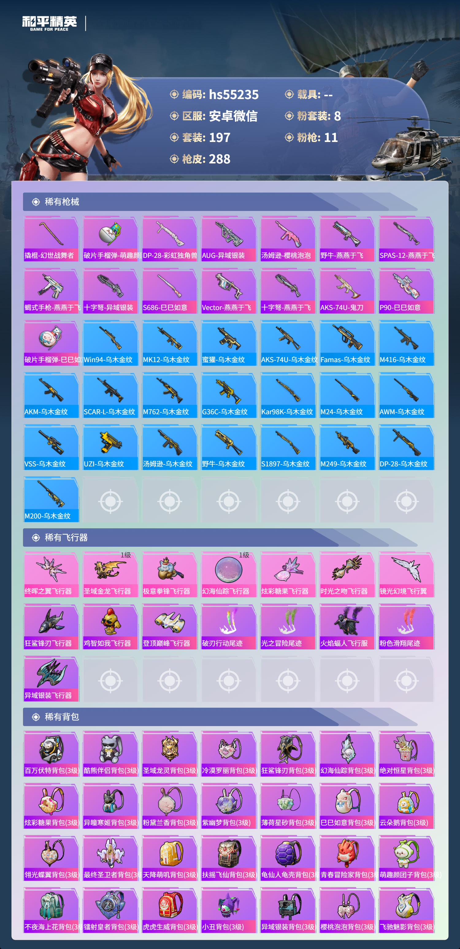 HPCMW411046和平精英账号详情图11