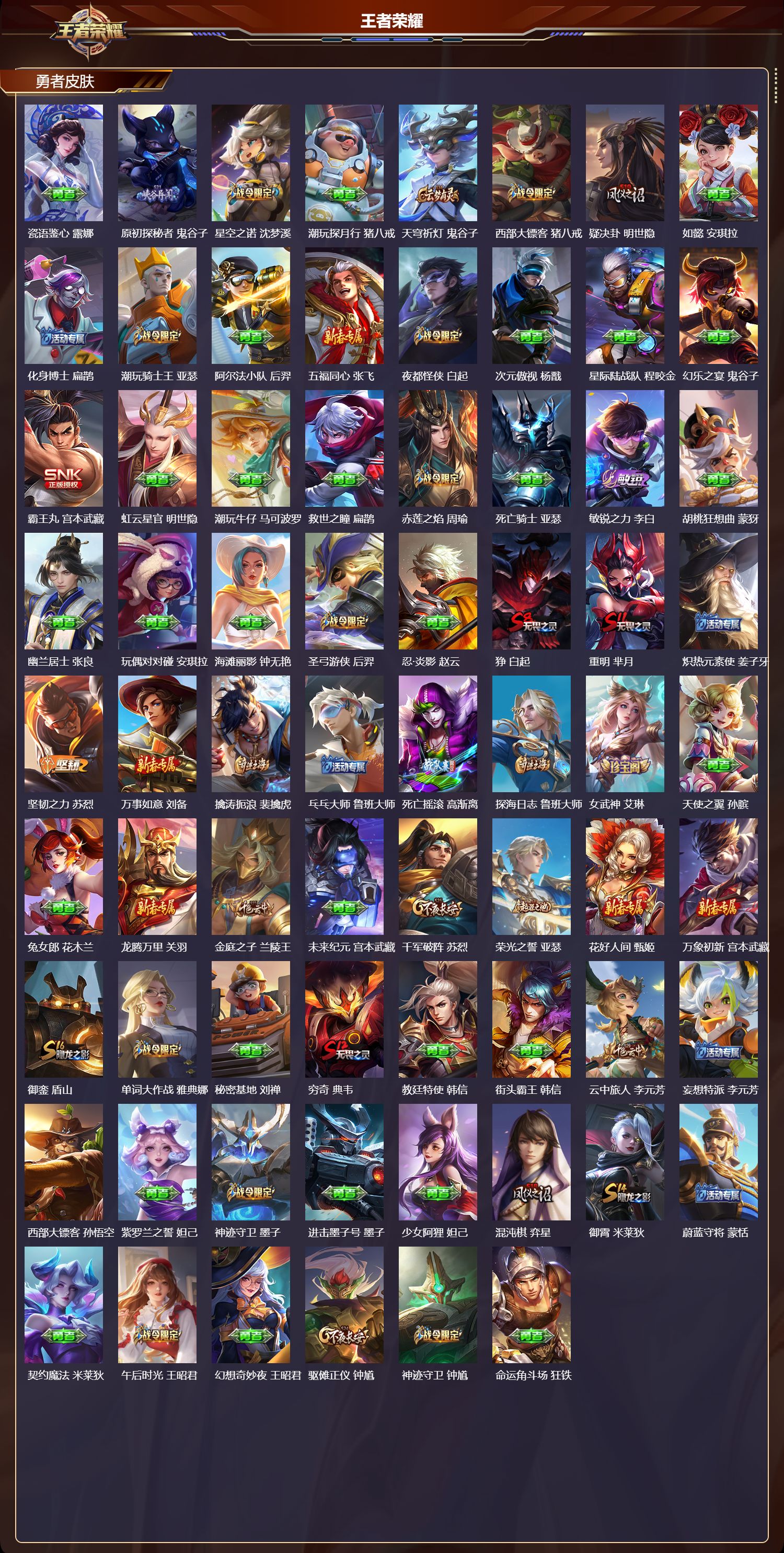 WZCMW416623王者荣耀账号详情图10