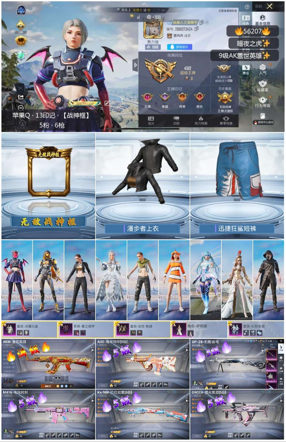 HPSJ47999和平精英账号详情图4