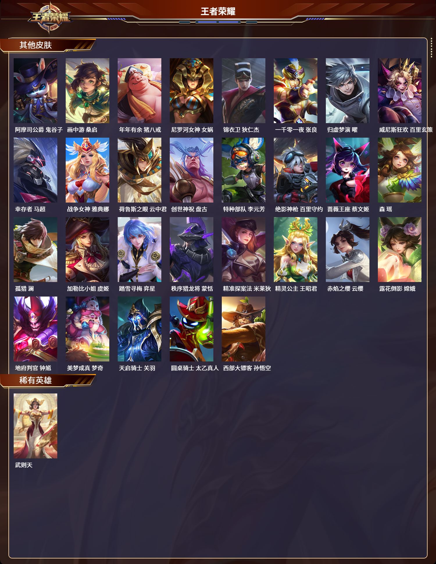 WZLX4221146王者荣耀账号详情图7