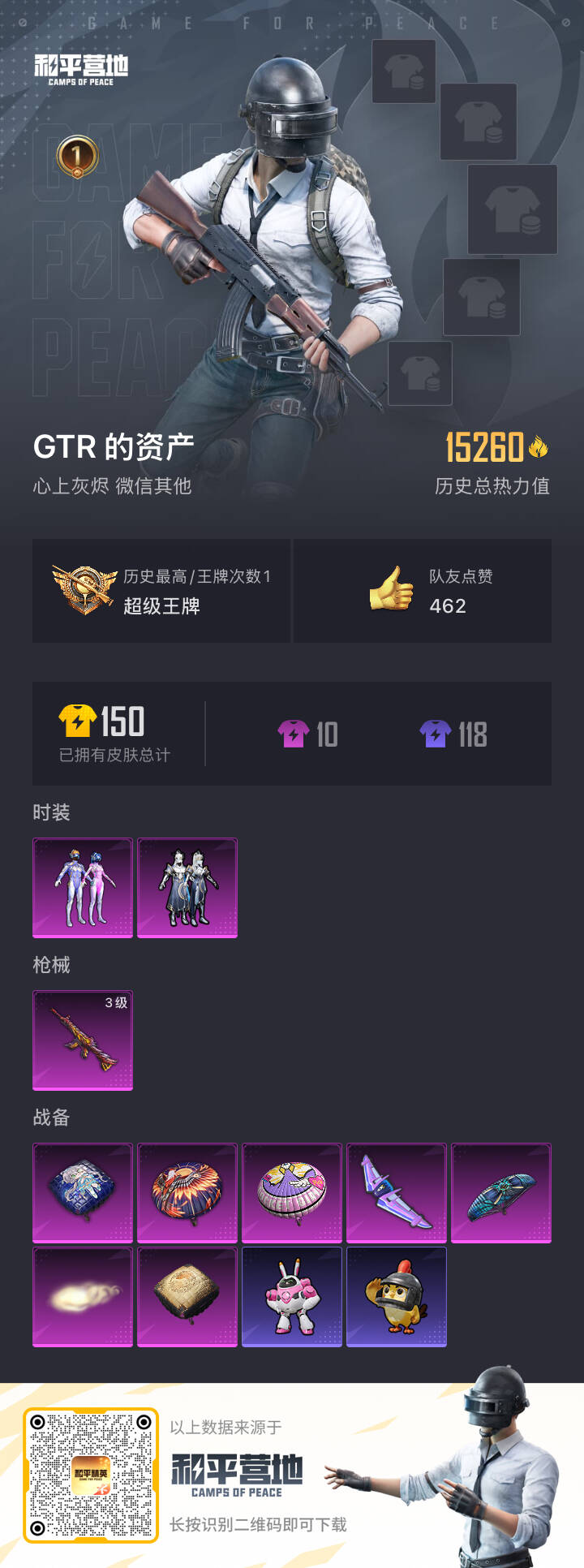 HPSJ48306和平精英账号详情图5