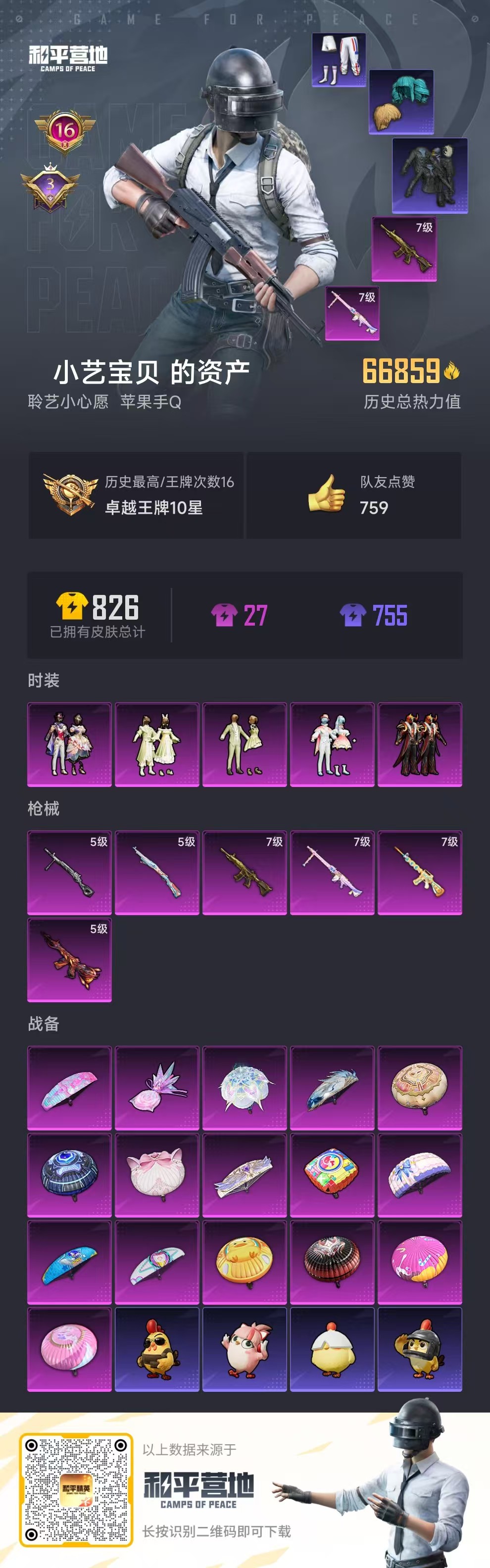 HPCMW410991和平精英账号详情图3