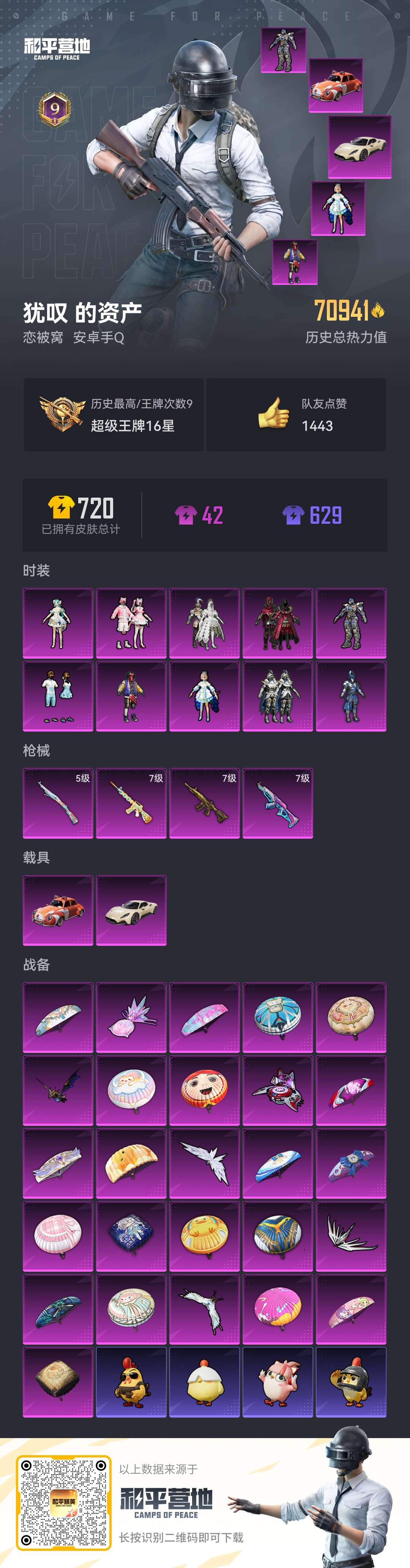 HPCMW416479和平精英账号详情图2