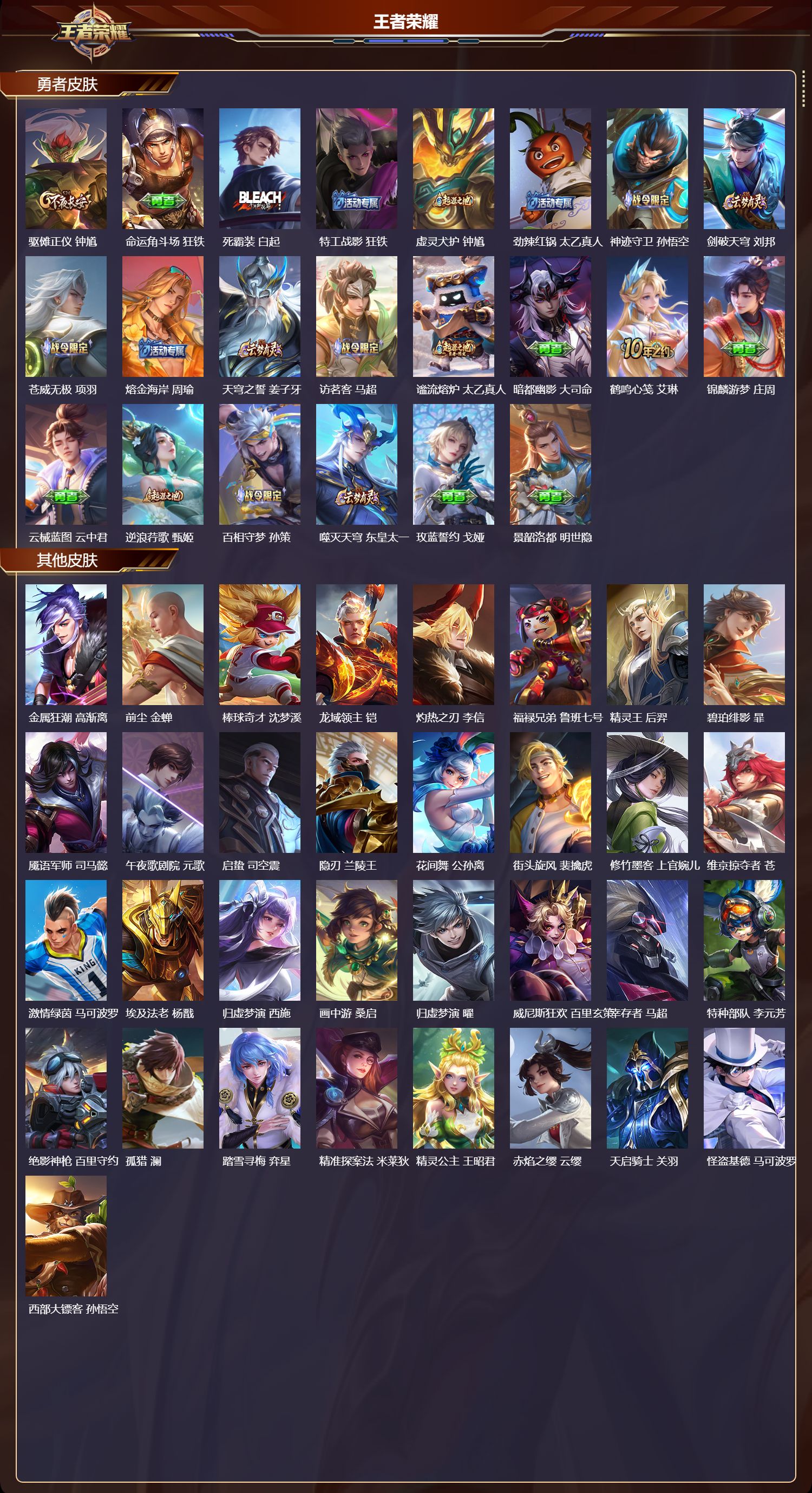 WZMK417732王者荣耀账号详情图4