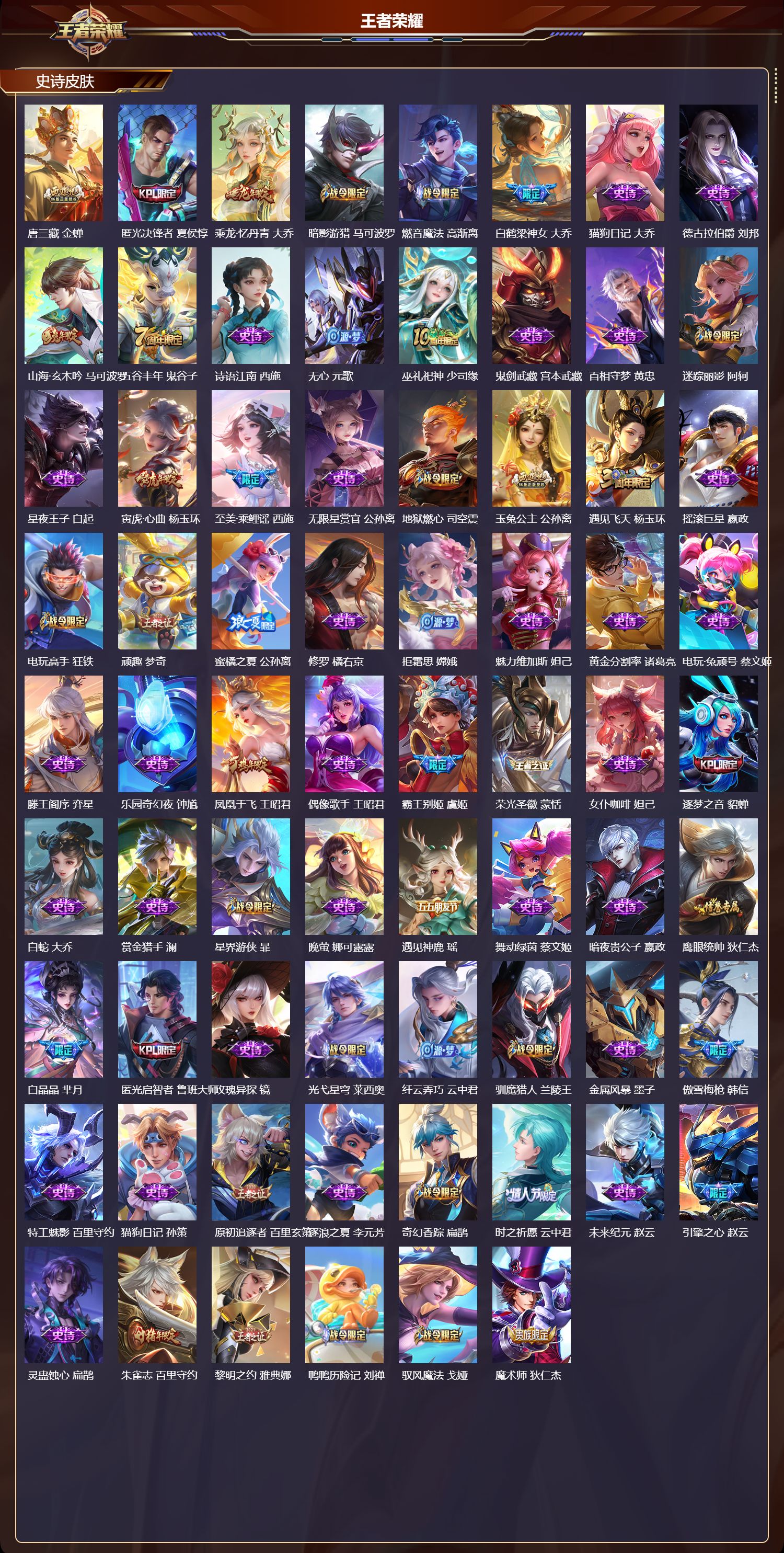 WZCMW416589王者荣耀账号详情图7